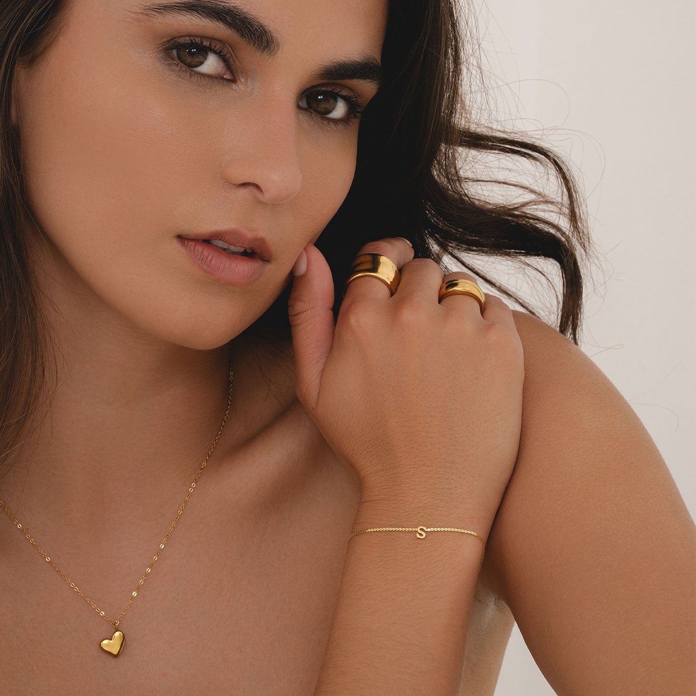 Adore Me Initial Bracelet - Image 2