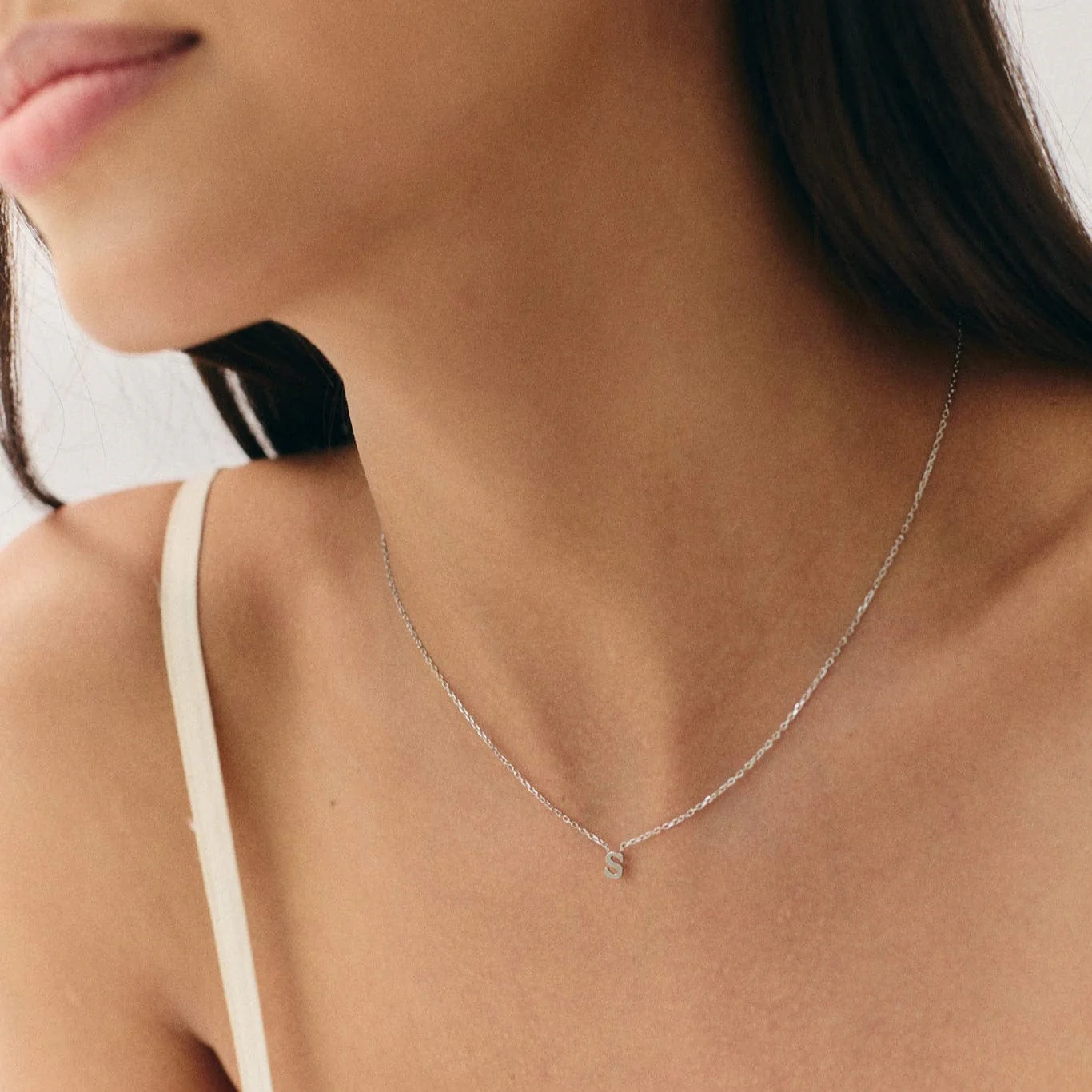 Adore Me Initial Necklace - Image 3