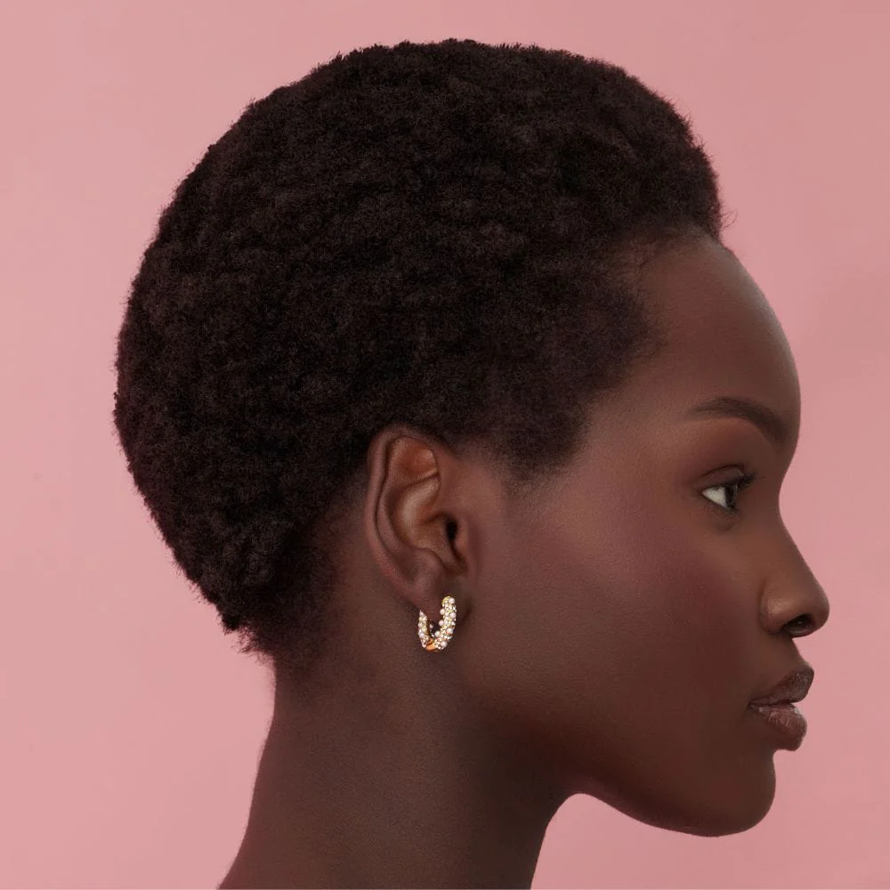 Alice Pearl Hoop Earrings - Image 23