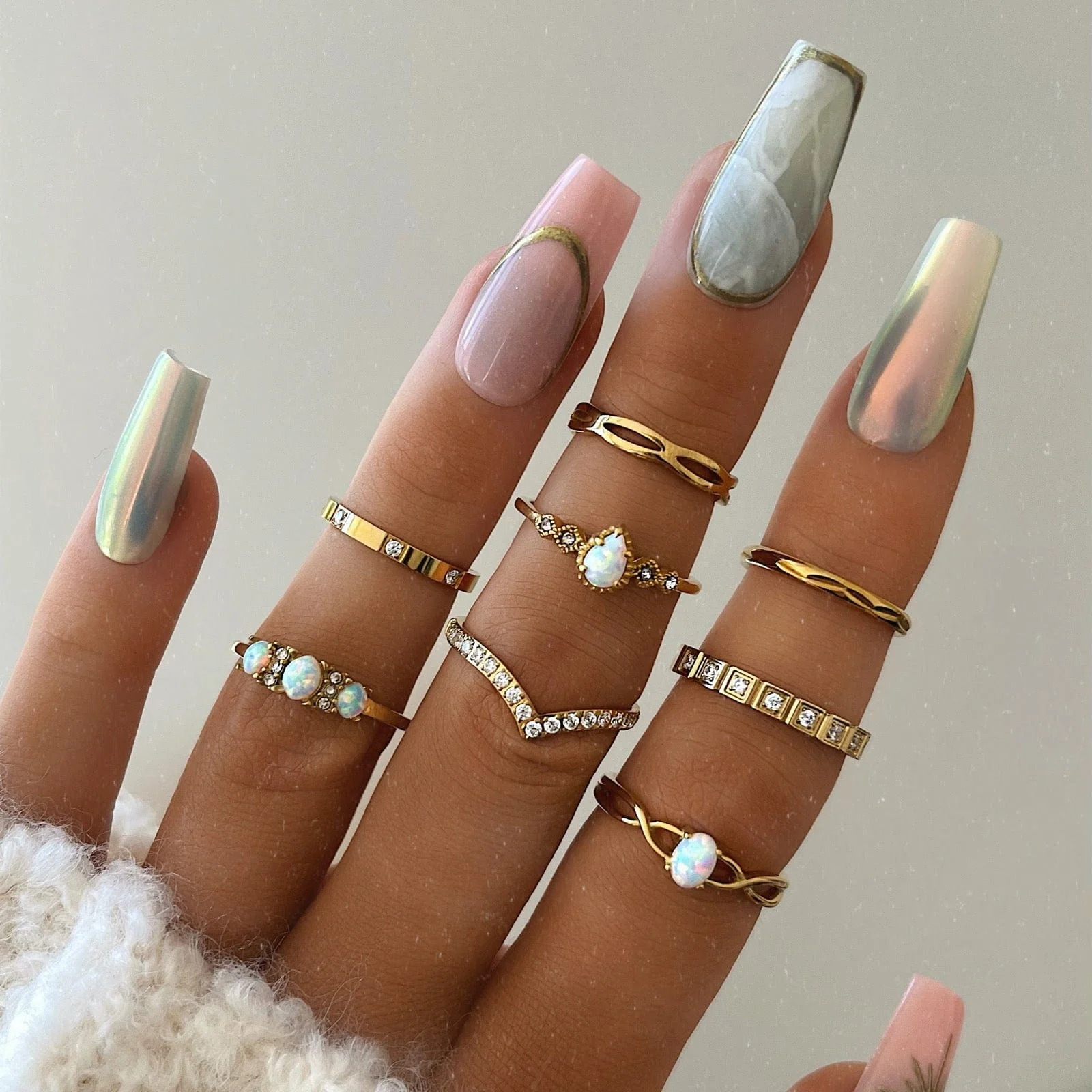 Alyssa Opal Ring - Image 2