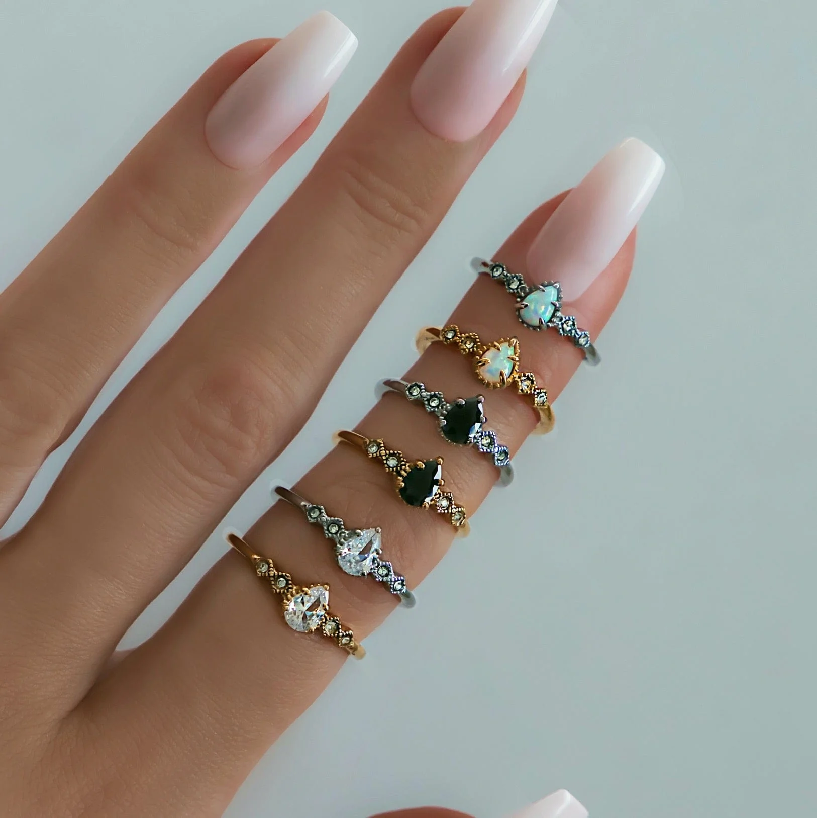 Alyssa Opal Ring - Image 8