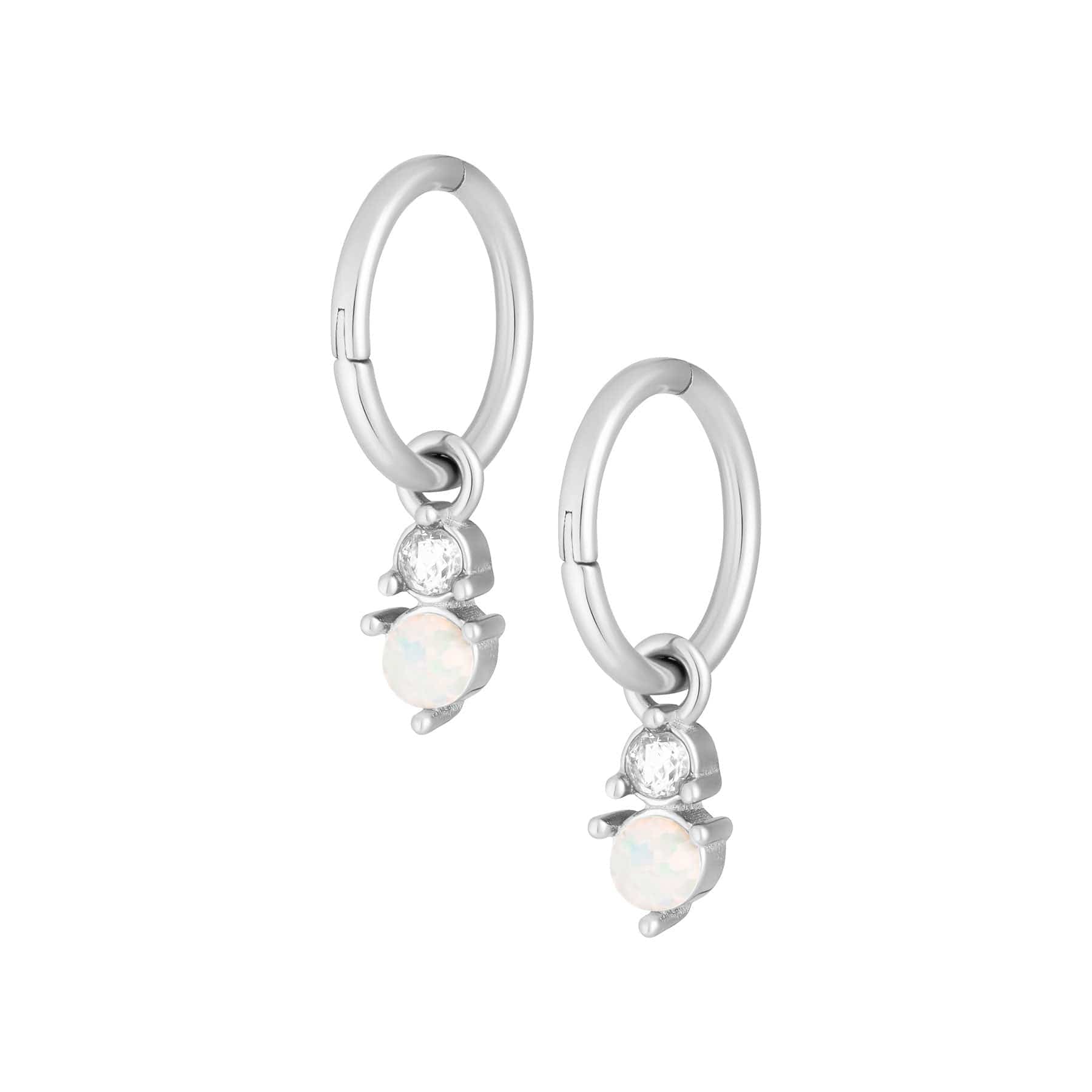 Anthem Opal Hoop Earrings - Image 4