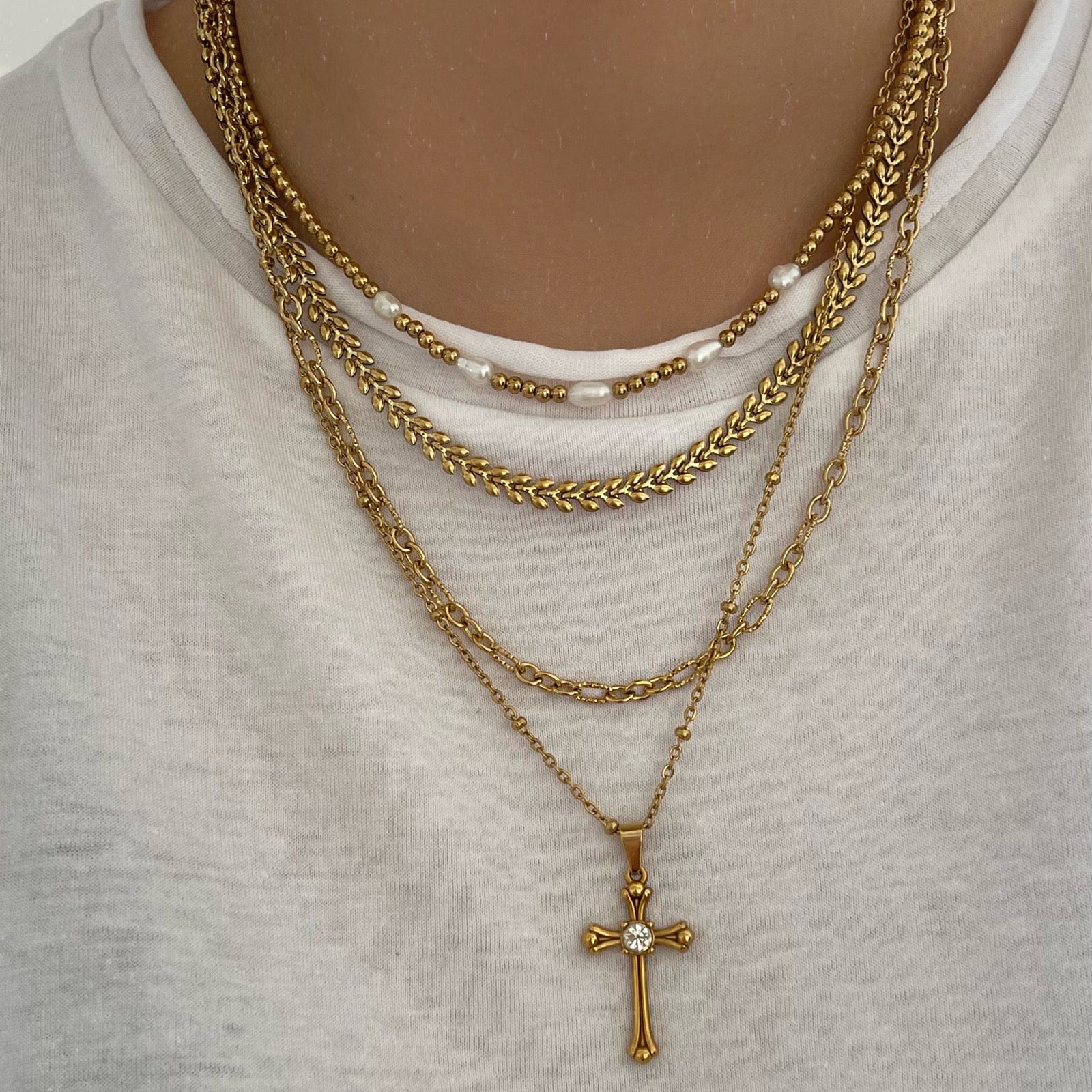 Antonella Cross Necklace - Image 5