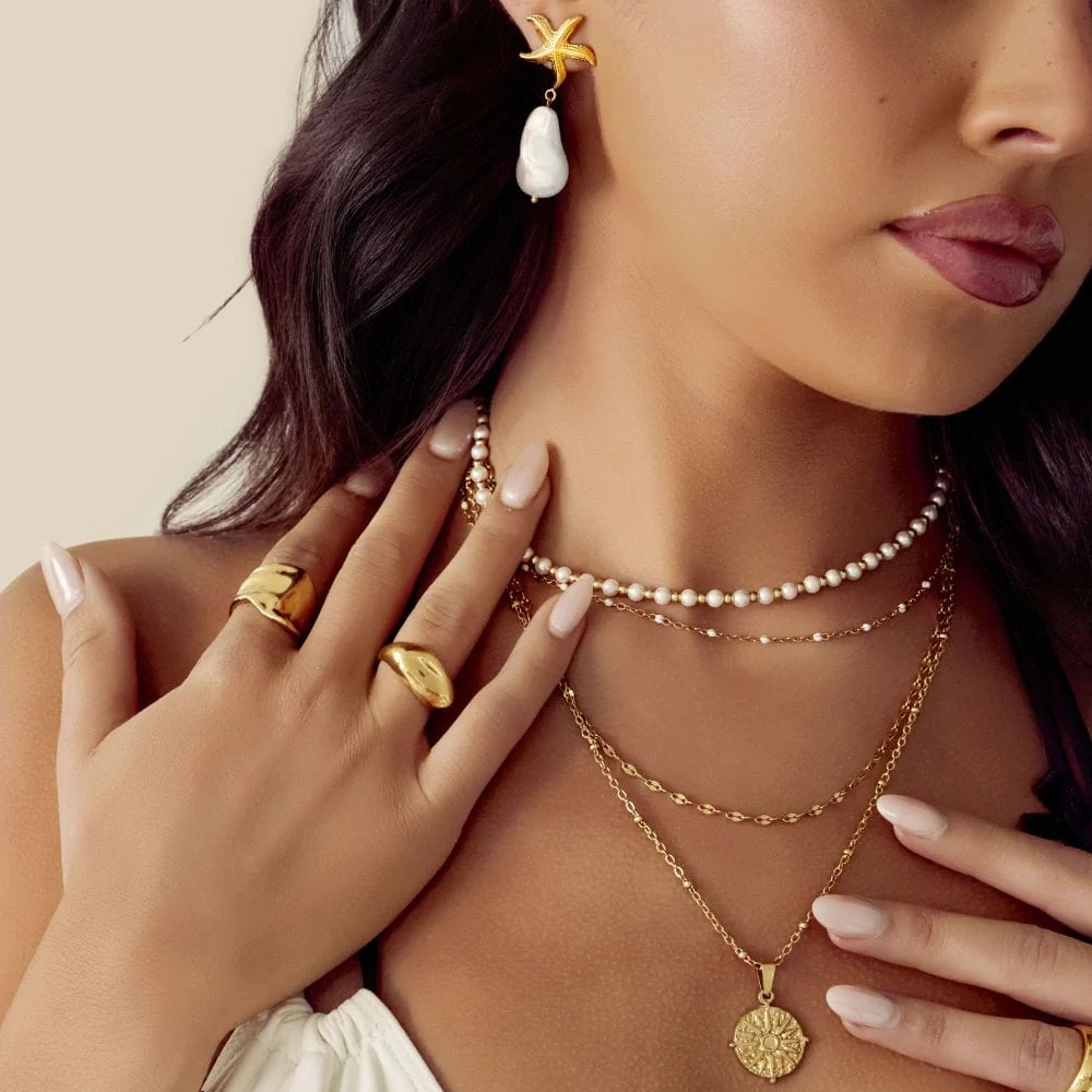 August Pearl Choker / Necklace - Image 5