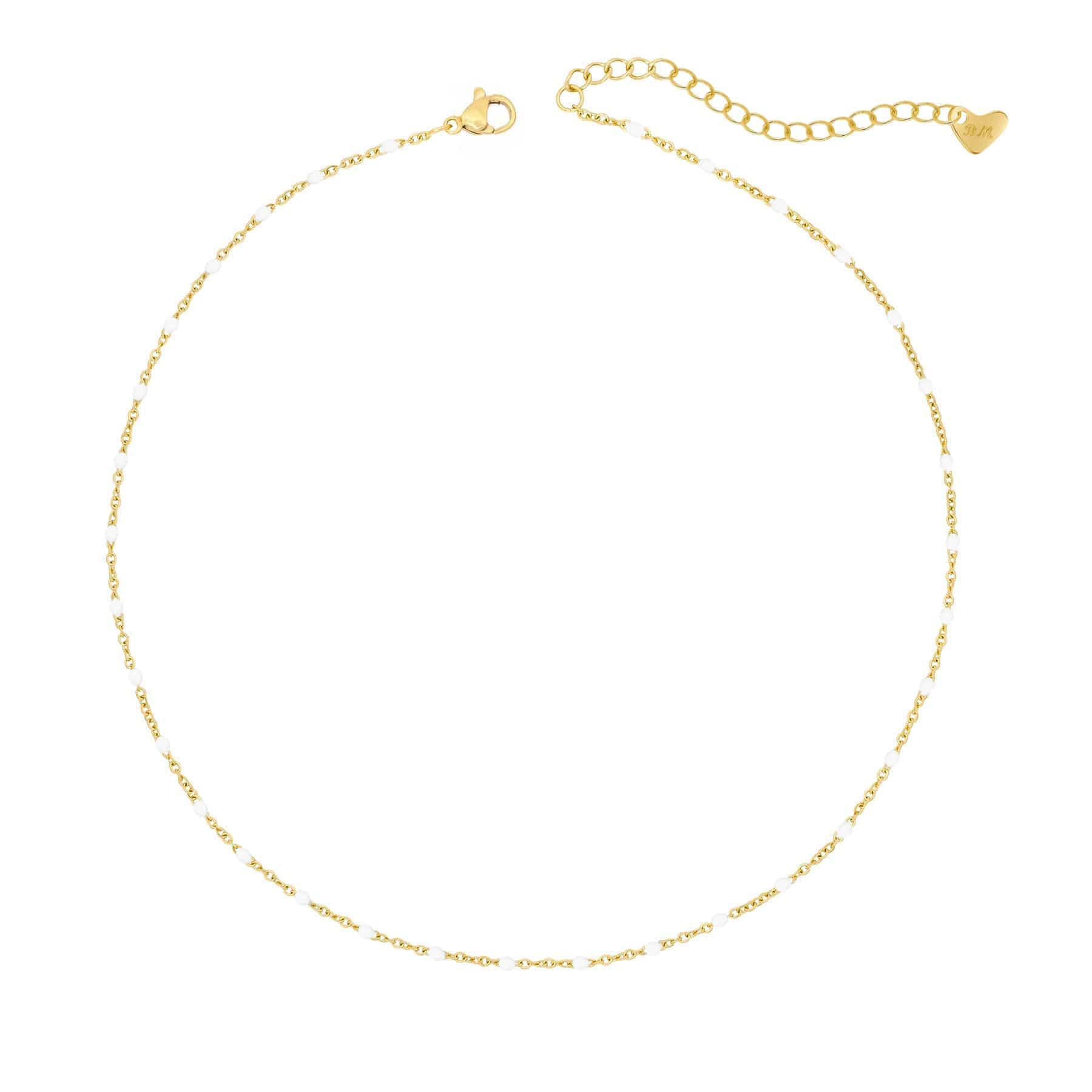 Blanco Beaded Necklace