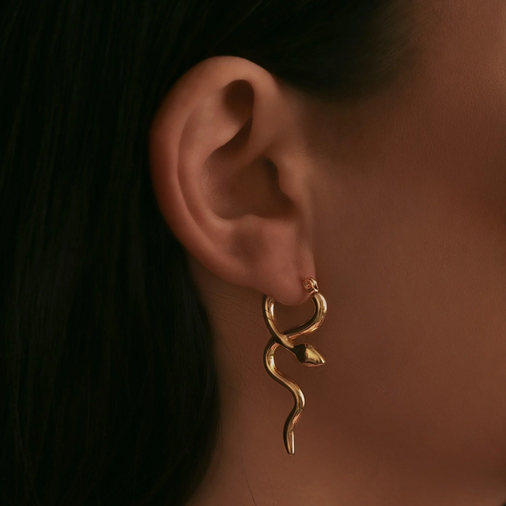 Boa Hoop Earrings - Image 3