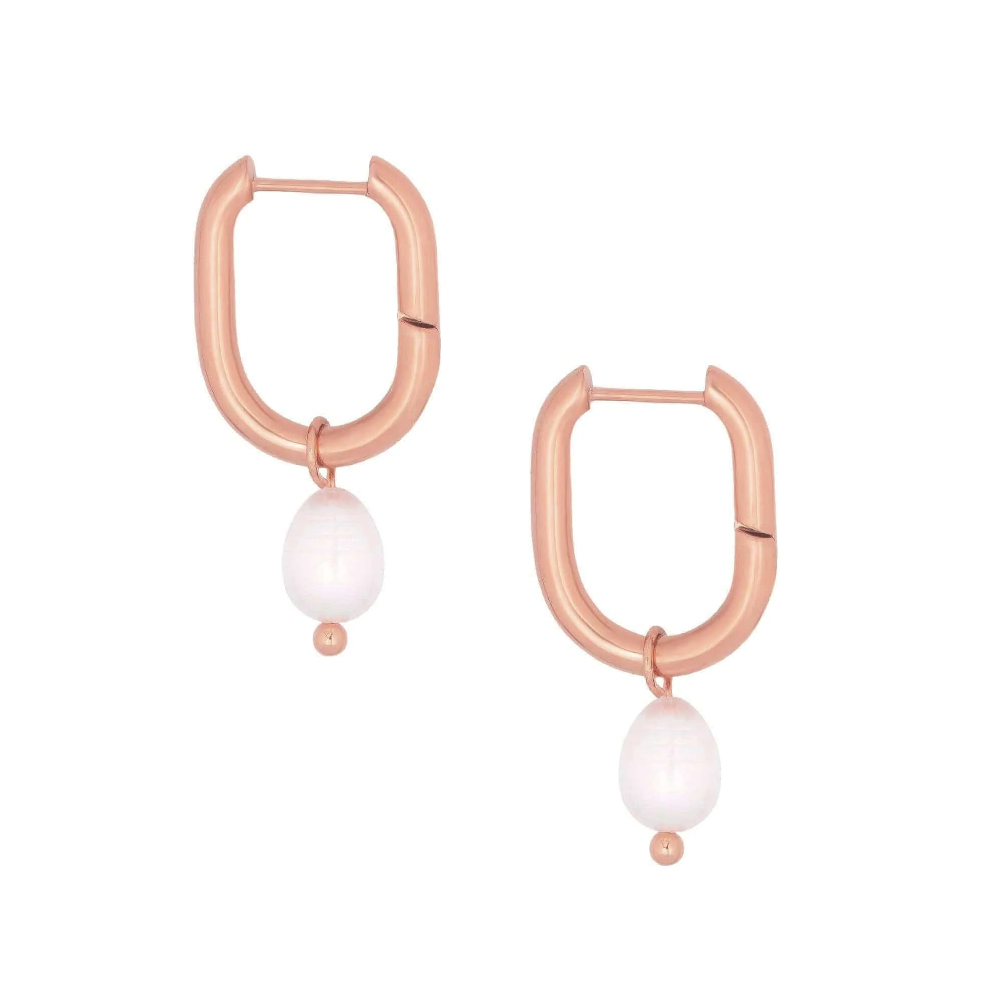 Bora Bora Pearl Hoop Earrings - Image 11
