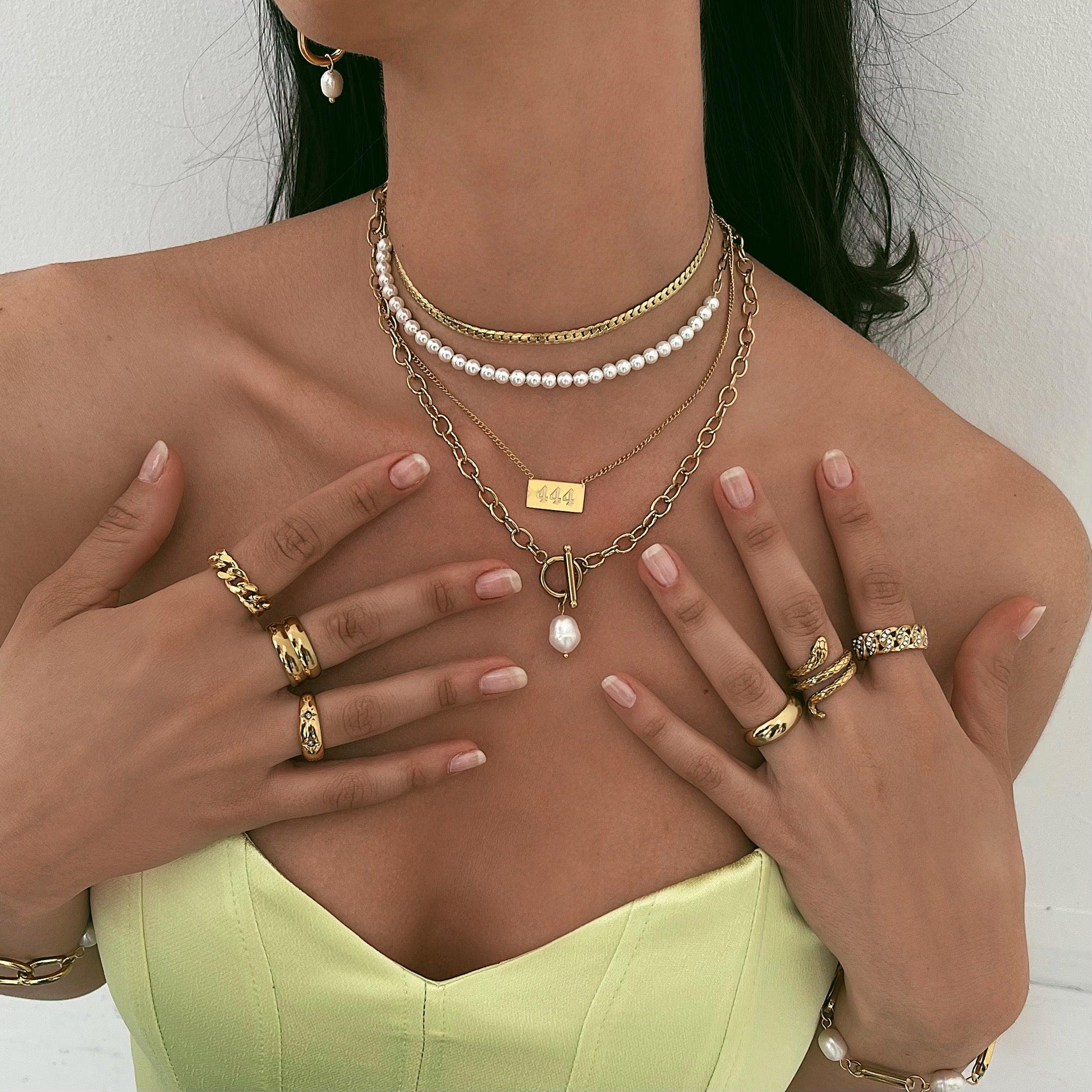 Bora Bora Pearl TBar Necklace - Image 5