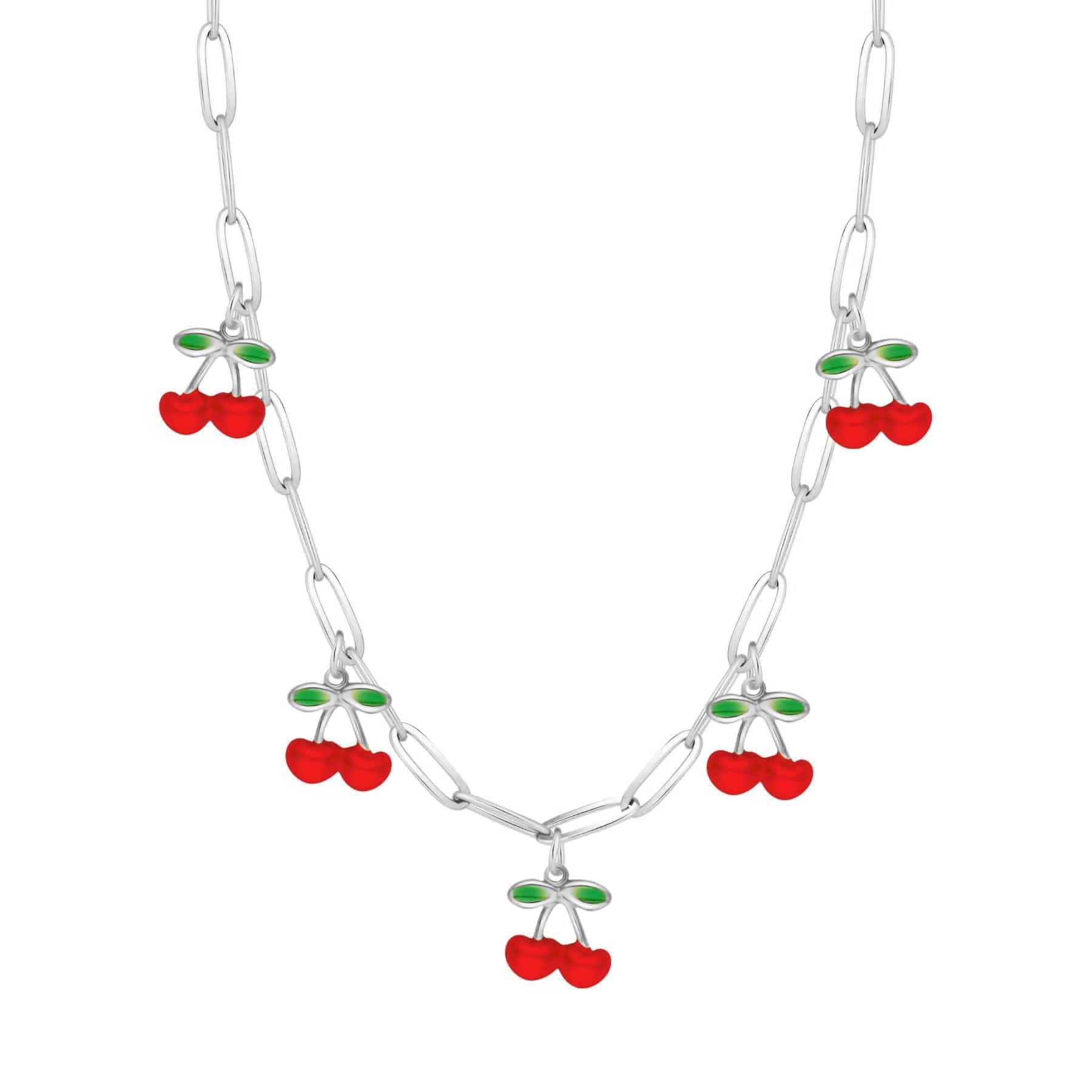 Crimson Cherry Necklace - Image 3