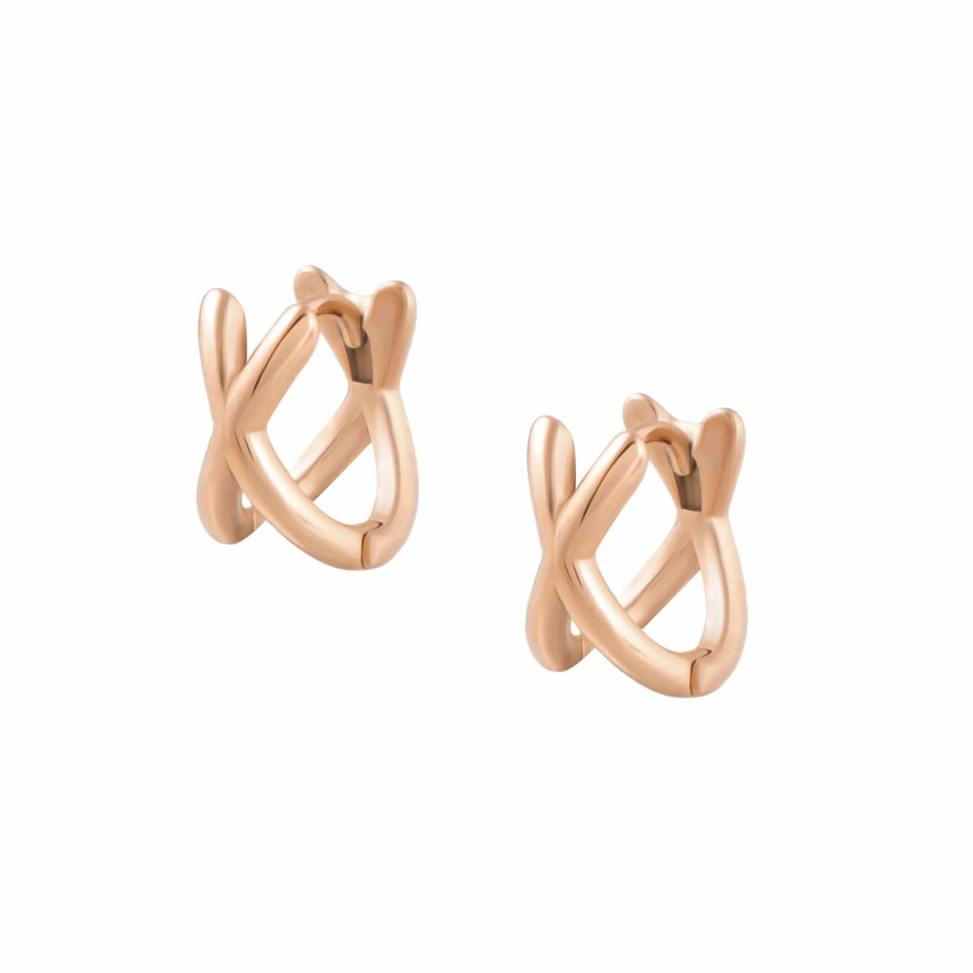 Criss Cross Hoop Earrings - Image 13