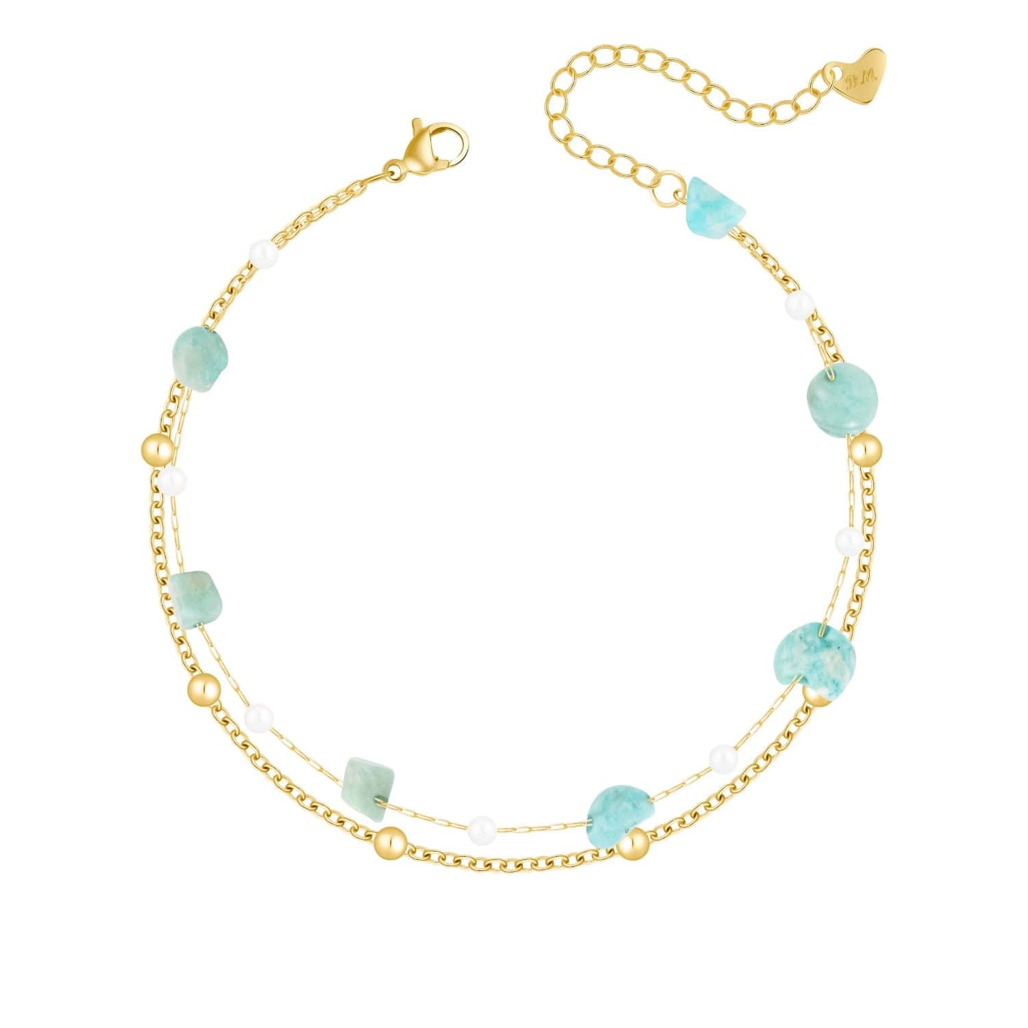 Cyan Anklet