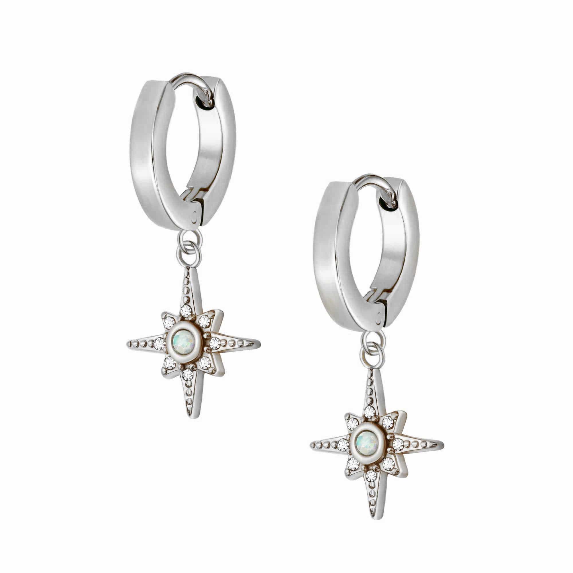 Dolly Opal Hoop Earrings - Image 5