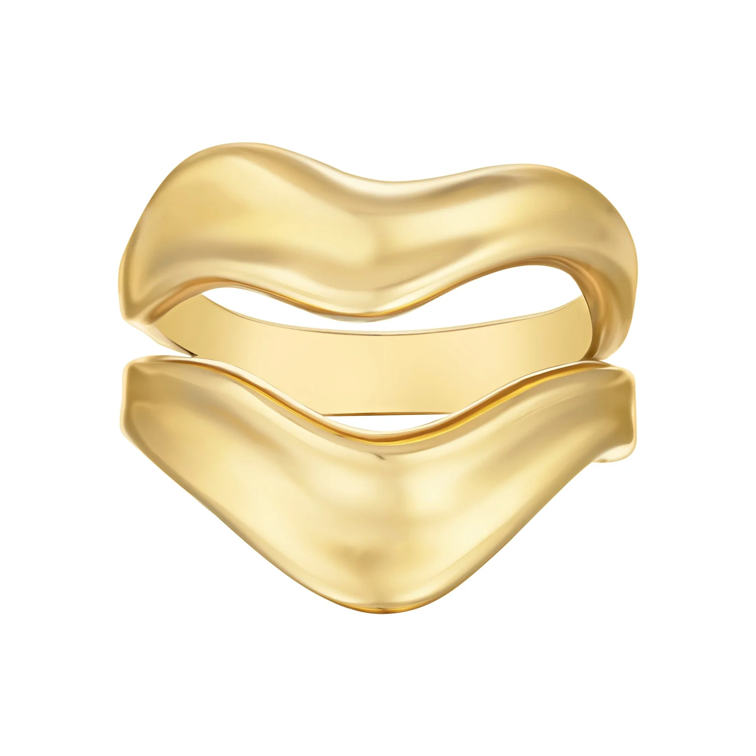 Double Swirl Ring
