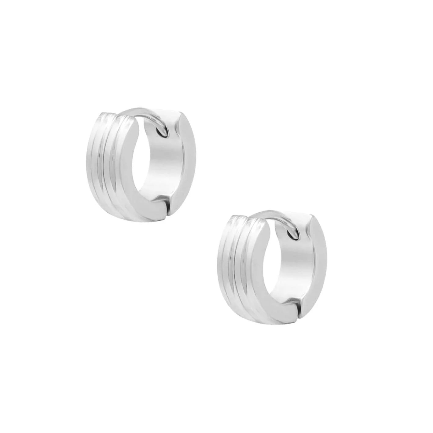 Emery Huggie Hoop Earrings - Image 3