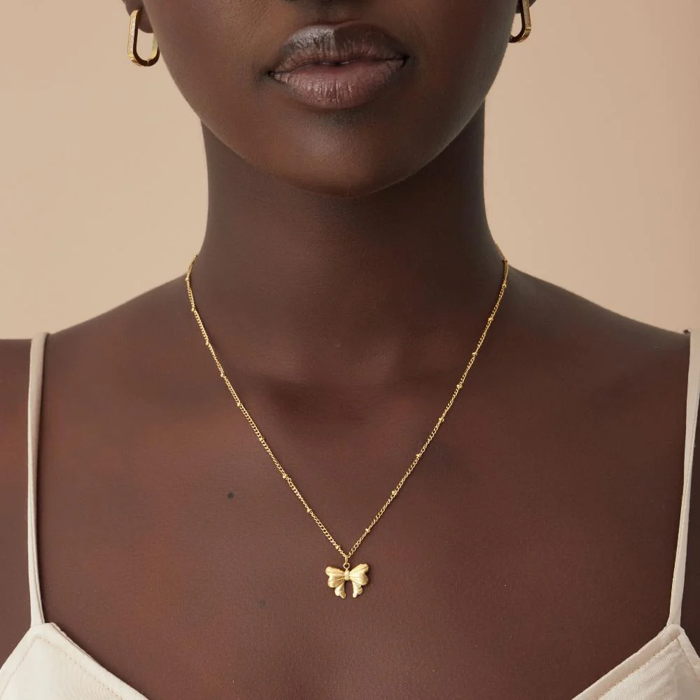 Emma Bow Necklace - Image 2