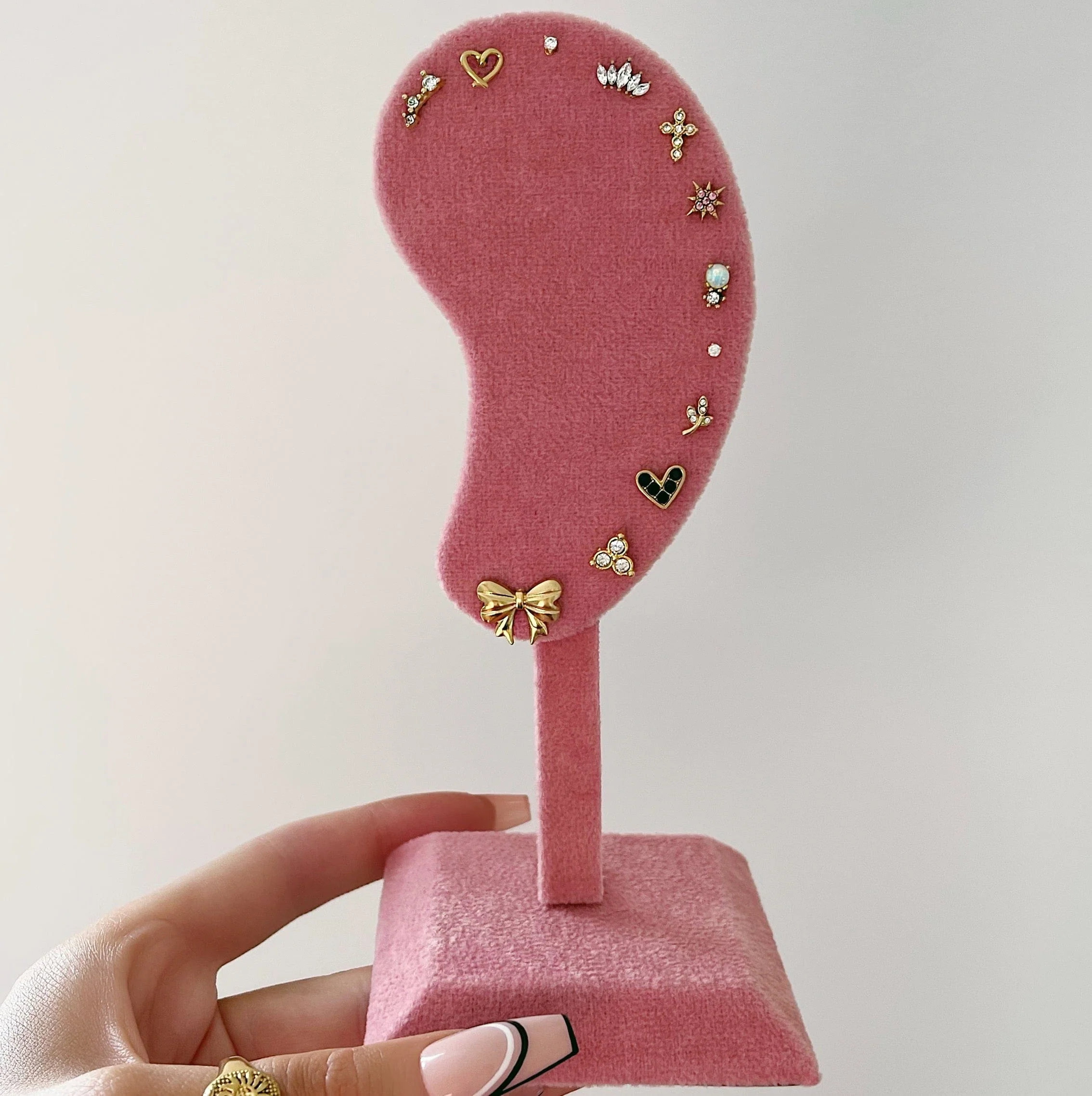 Emma Bow Stud Earrings - Image 5