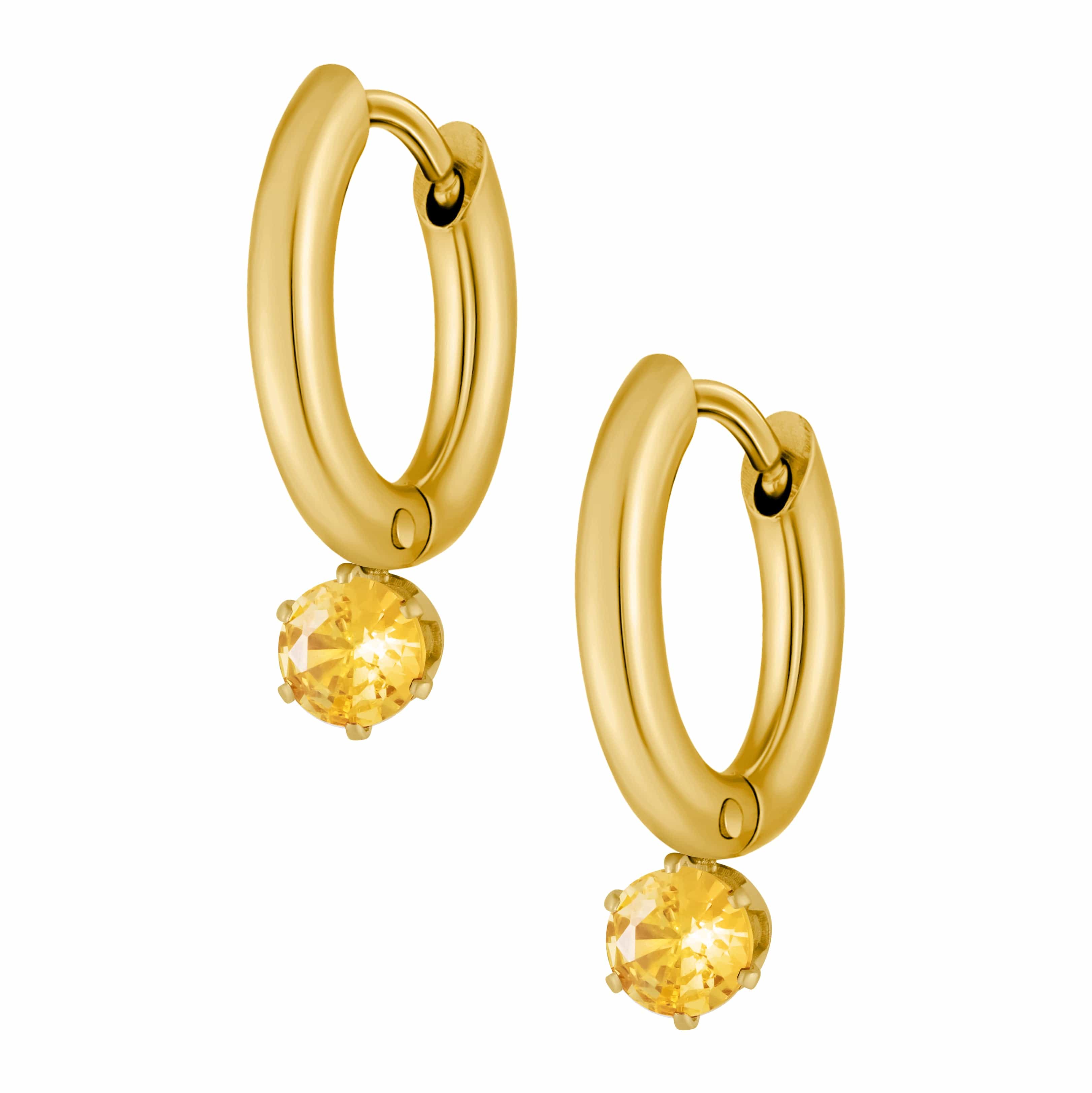 Forever Birthstone Hoop Earrings - Image 15
