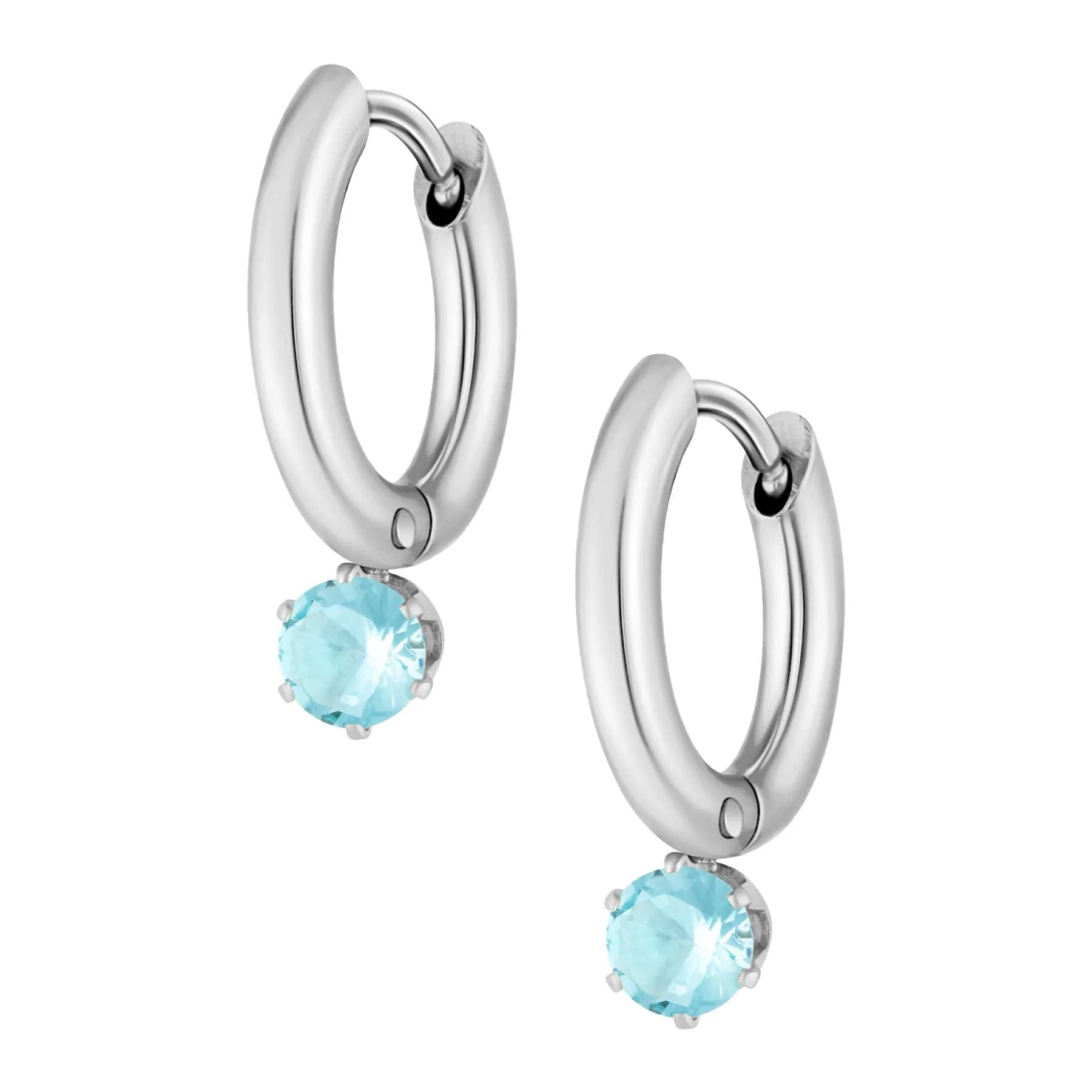 Forever Birthstone Hoop Earrings - Image 19
