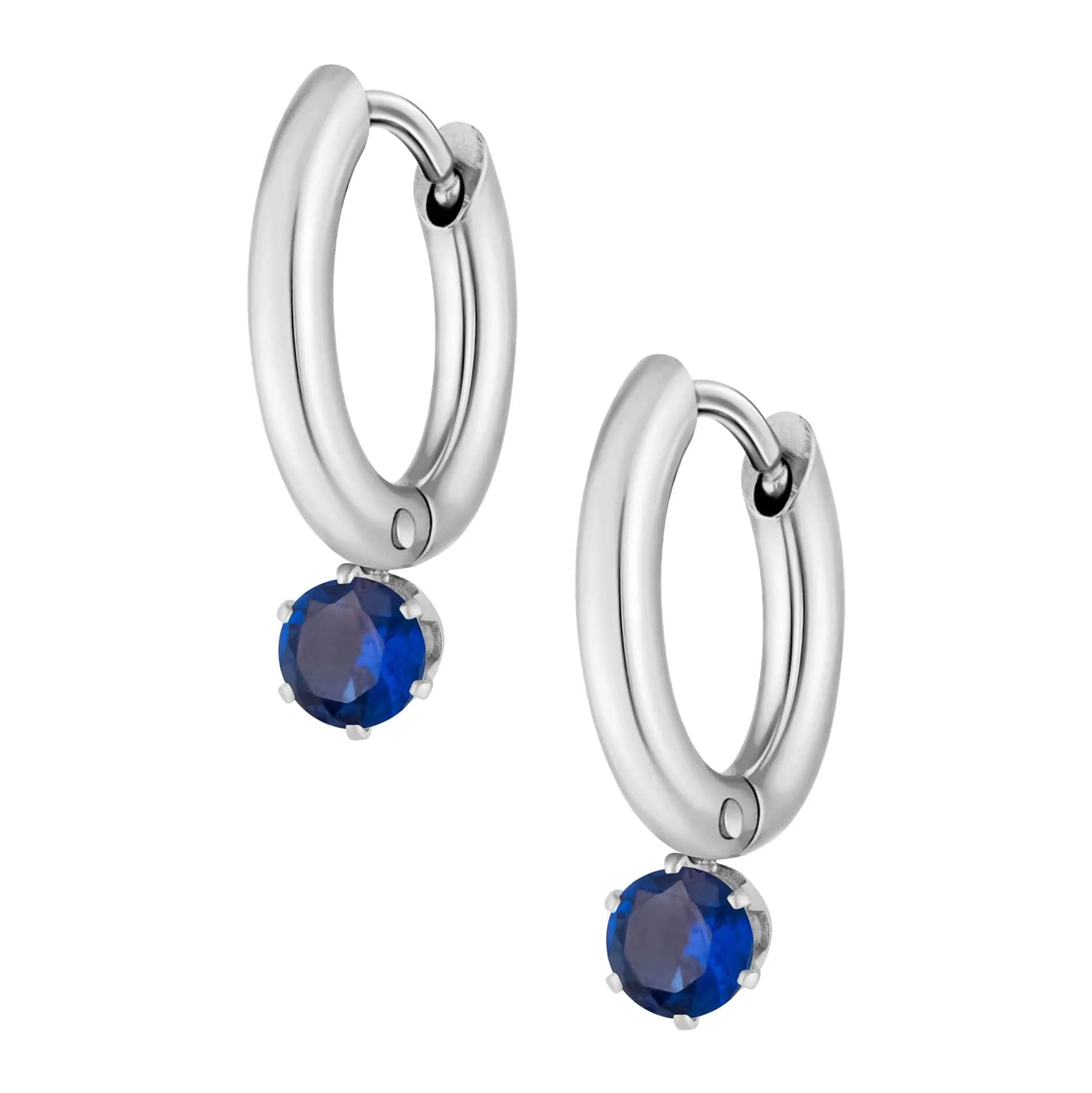 Forever Birthstone Hoop Earrings - Image 25