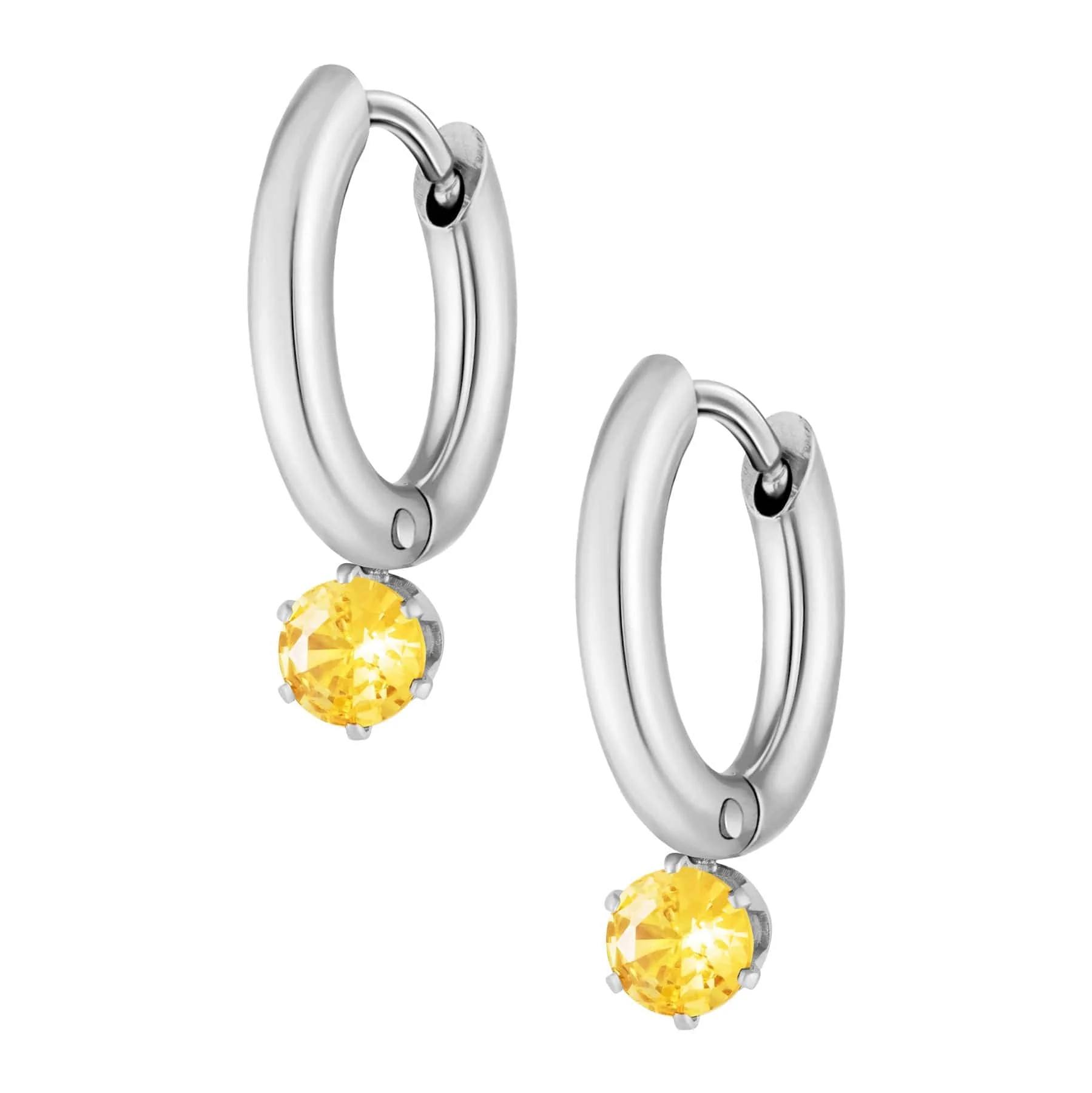 Forever Birthstone Hoop Earrings - Image 27