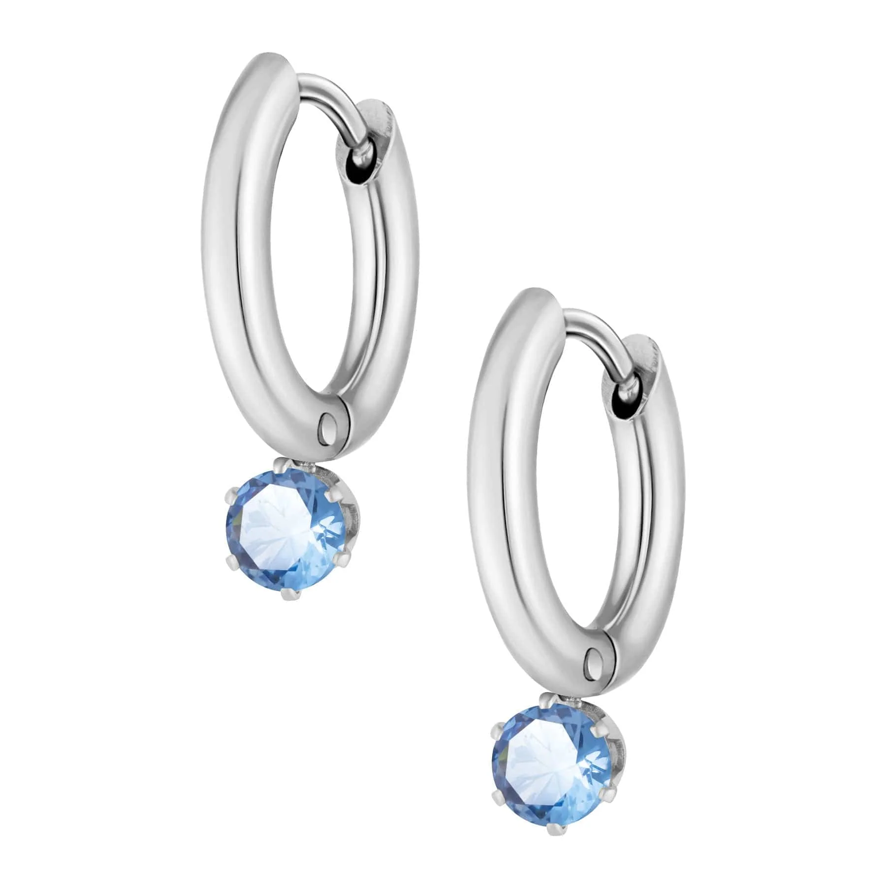 Forever Birthstone Hoop Earrings - Image 28