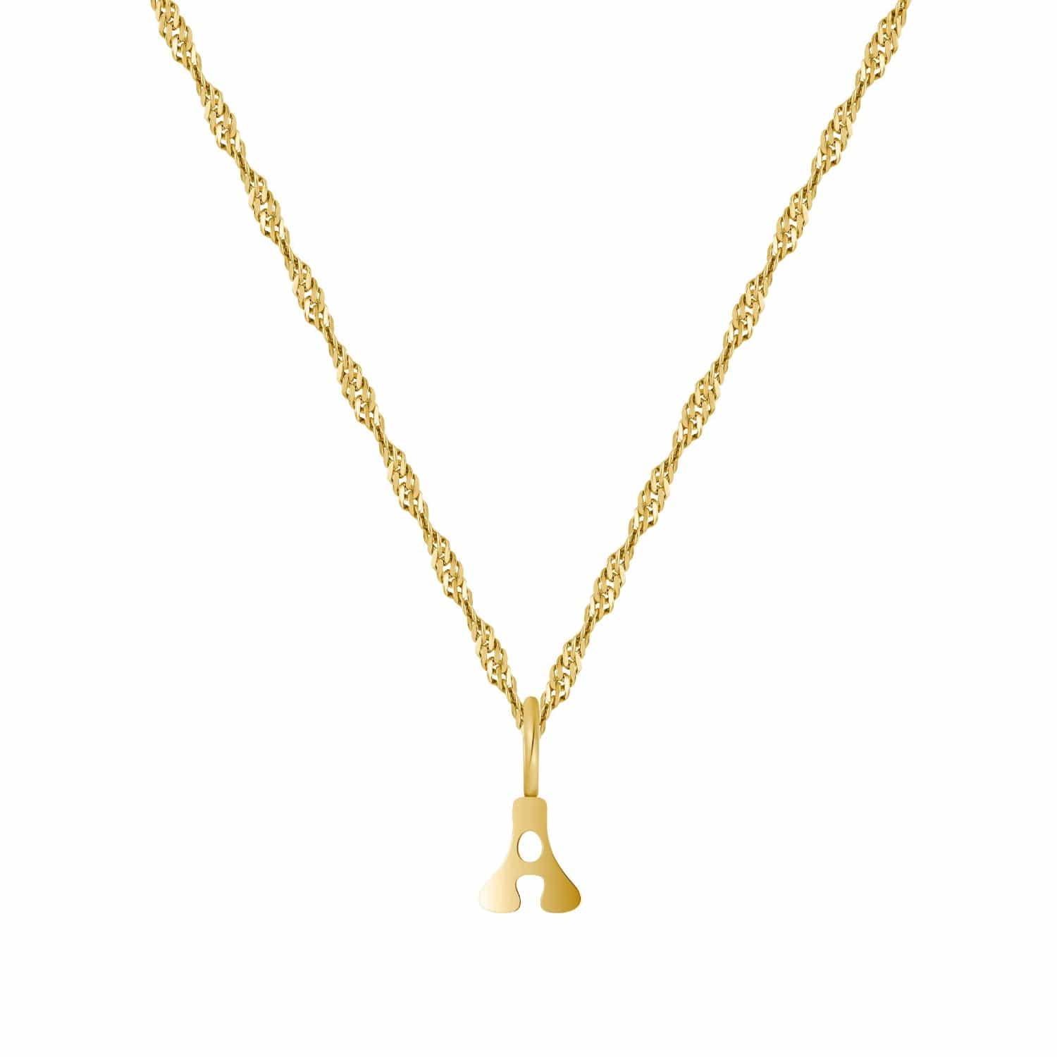 Groovy Mini Initial Necklace