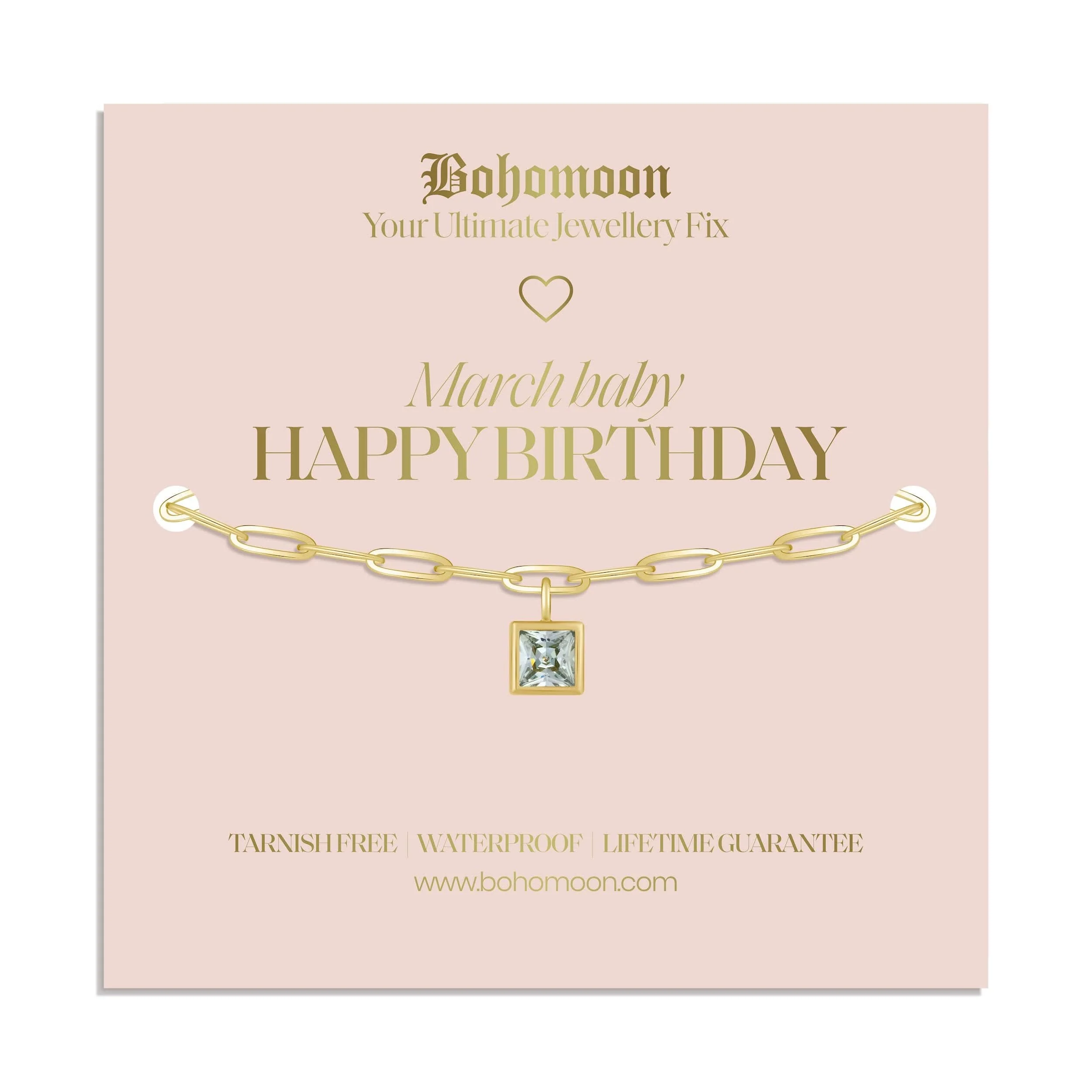 Happy Birthday Birthstone Bracelet - Image 27