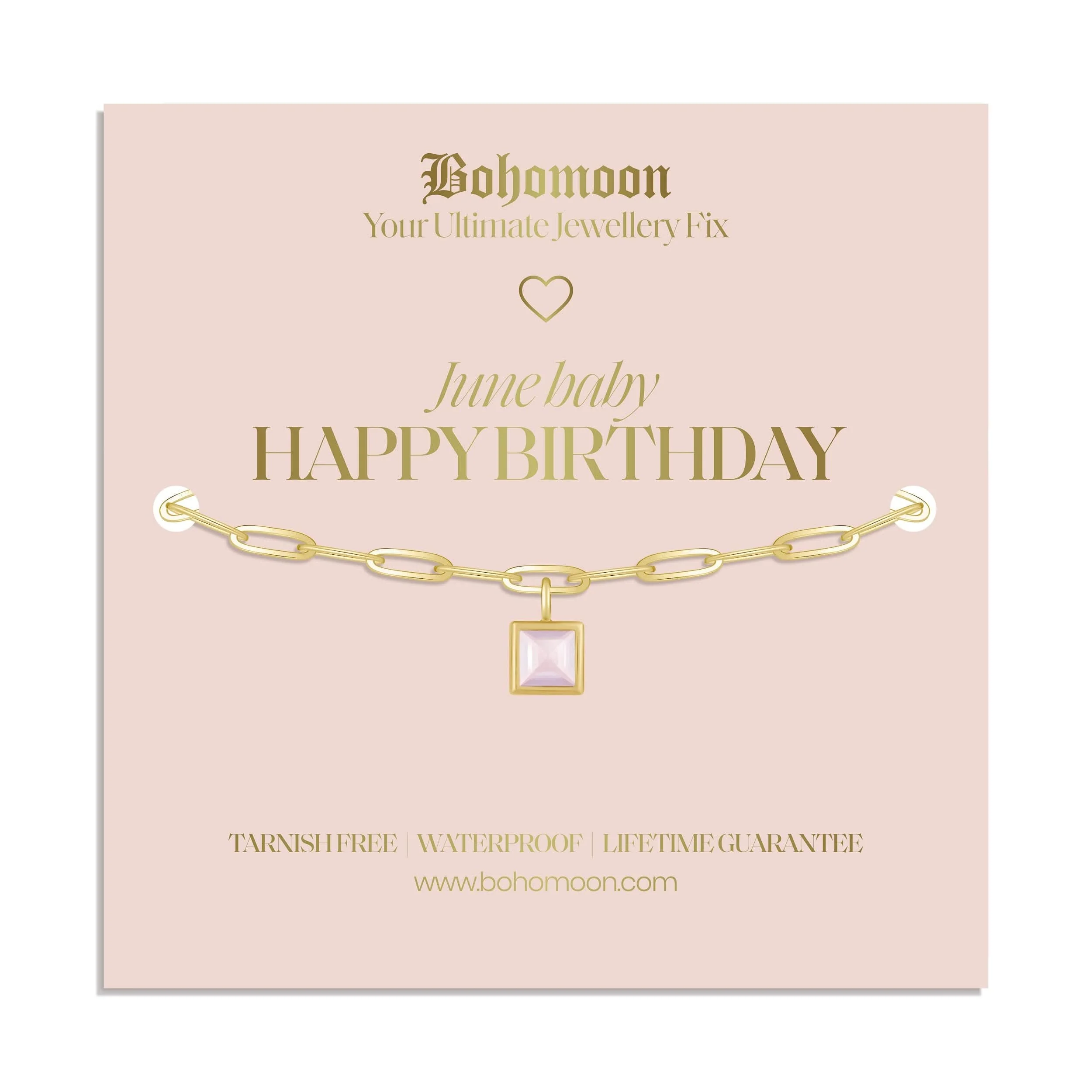 Happy Birthday Birthstone Bracelet - Image 33