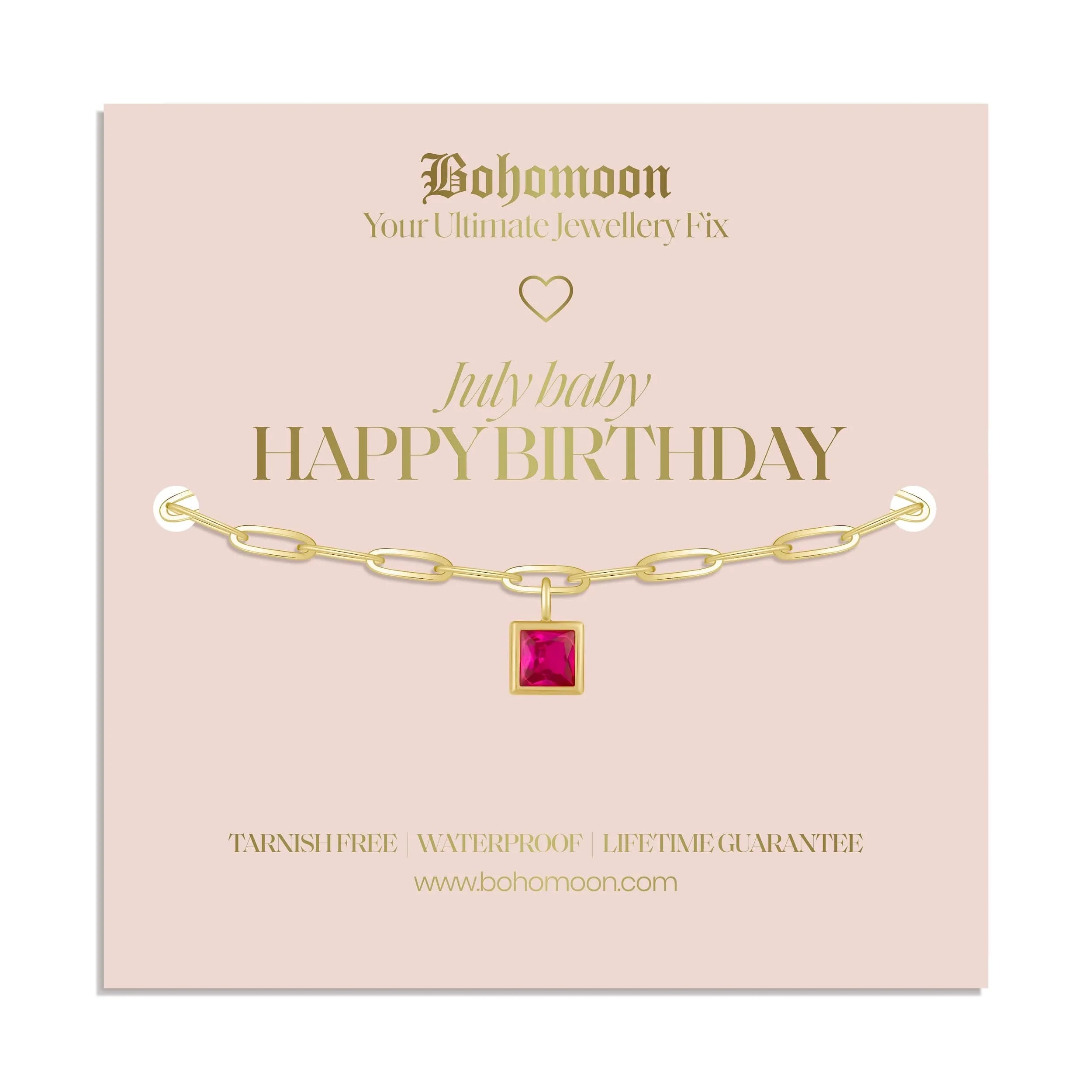 Happy Birthday Birthstone Bracelet - Image 35