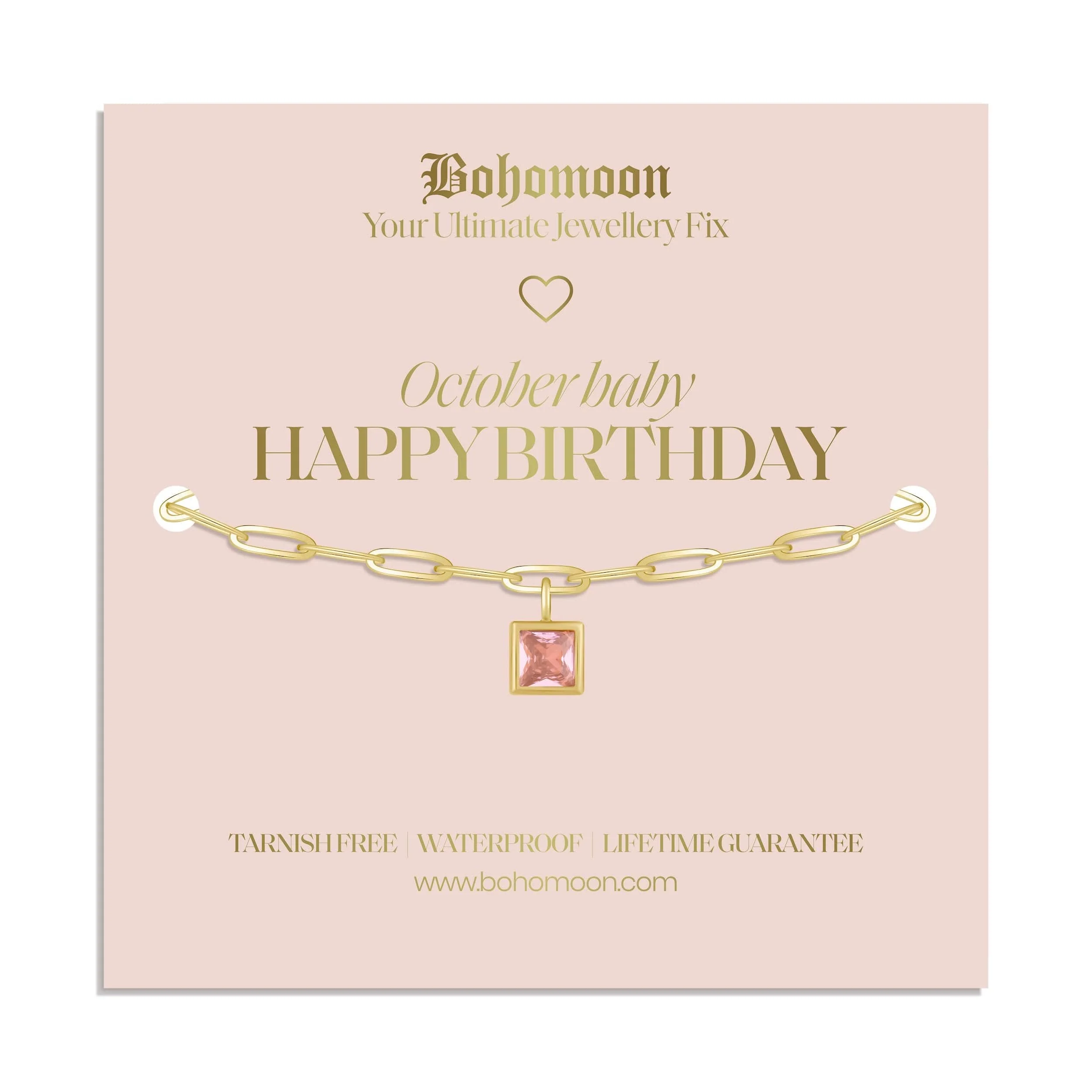 Happy Birthday Birthstone Bracelet - Image 41