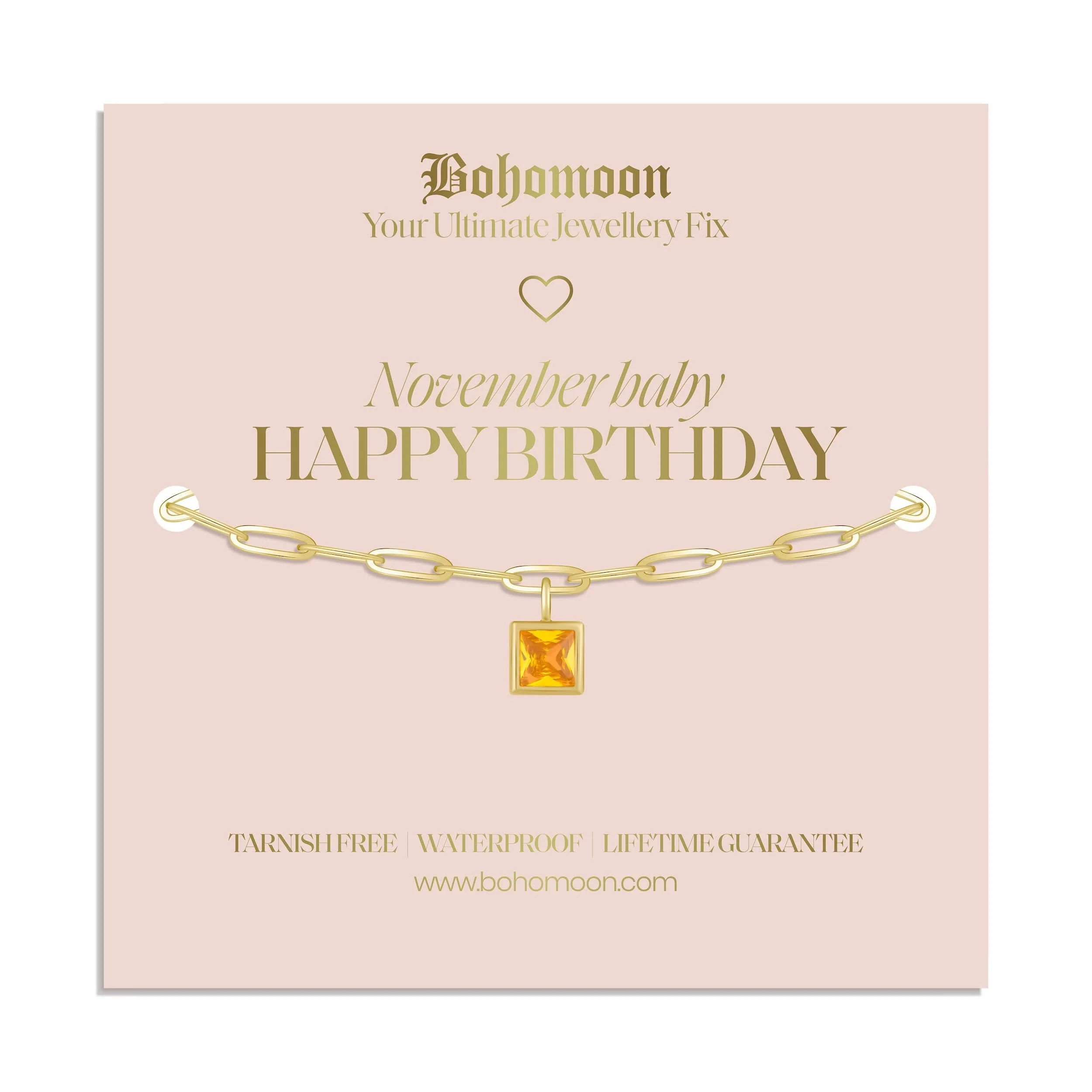 Happy Birthday Birthstone Bracelet - Image 43
