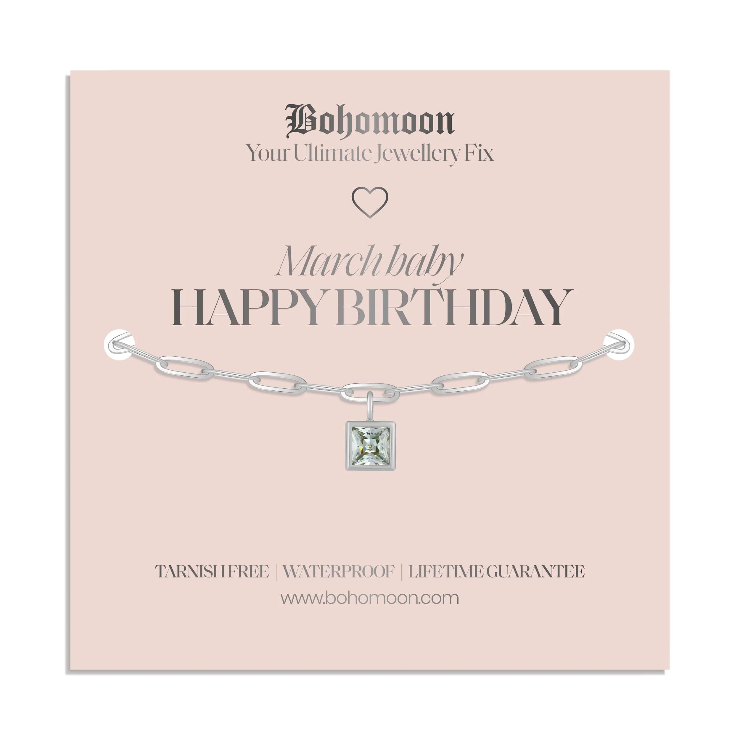 Happy Birthday Birthstone Bracelet - Image 51