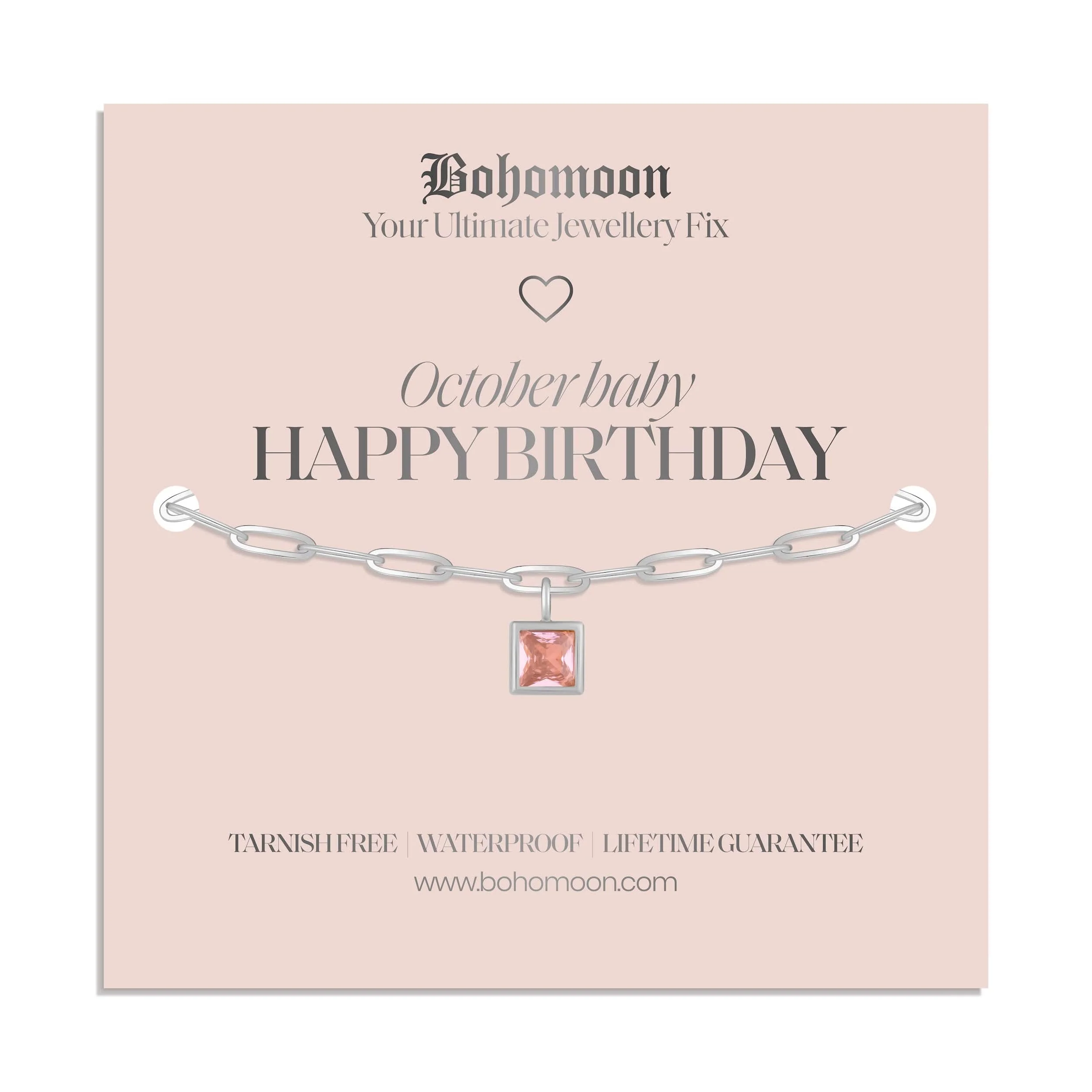 Happy Birthday Birthstone Bracelet - Image 65