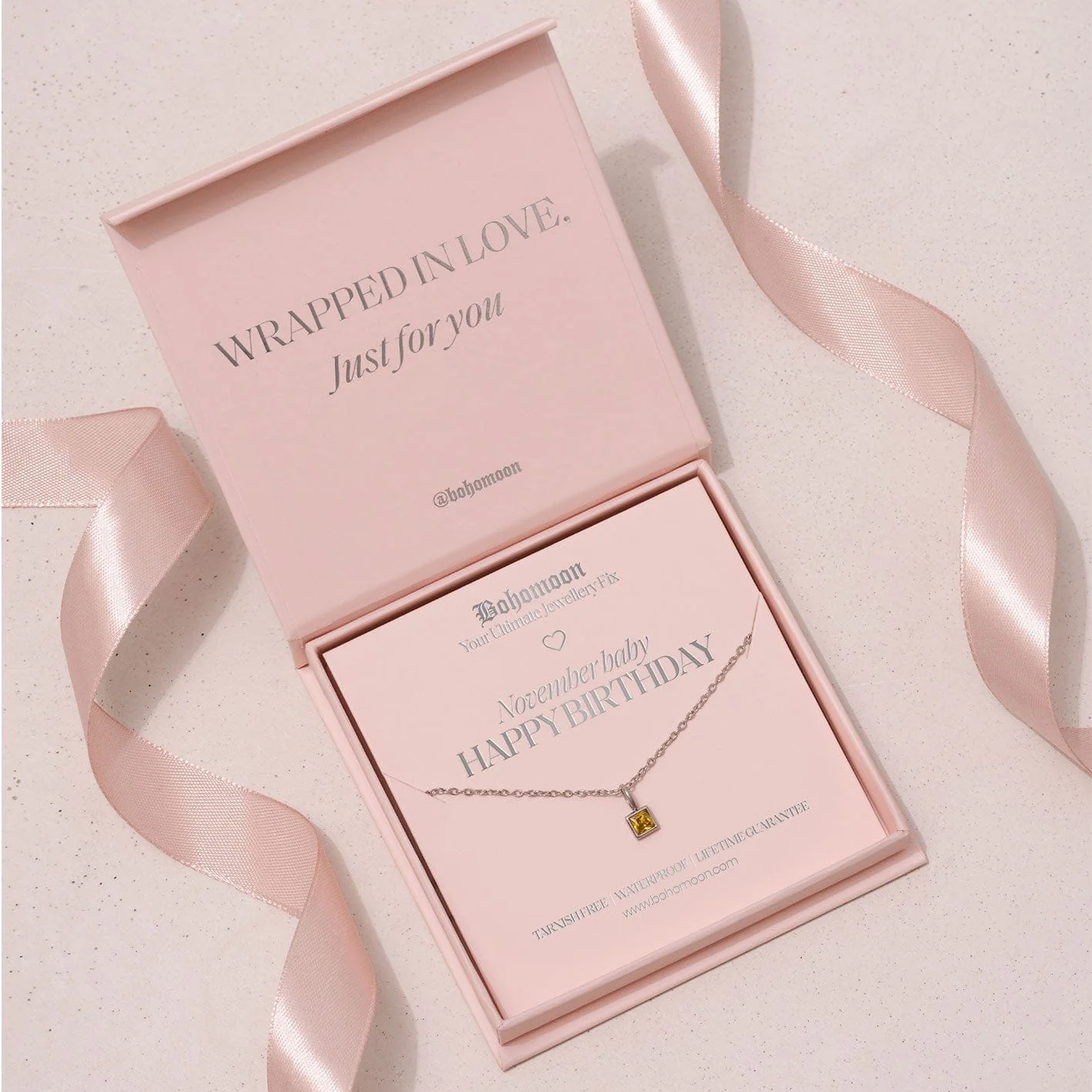 Happy Birthday Birthstone Necklace - Image 23