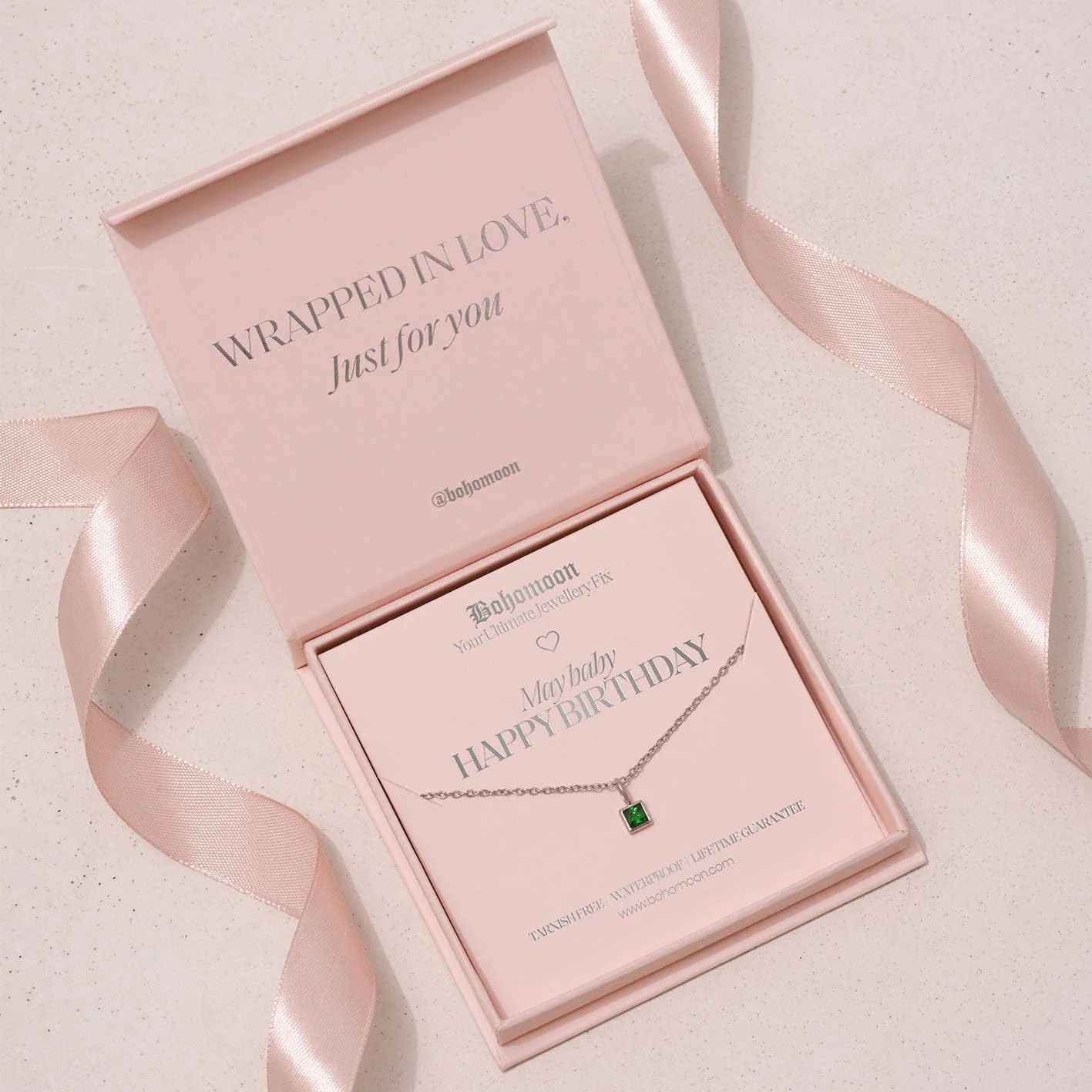 Happy Birthday Birthstone Necklace - Image 24