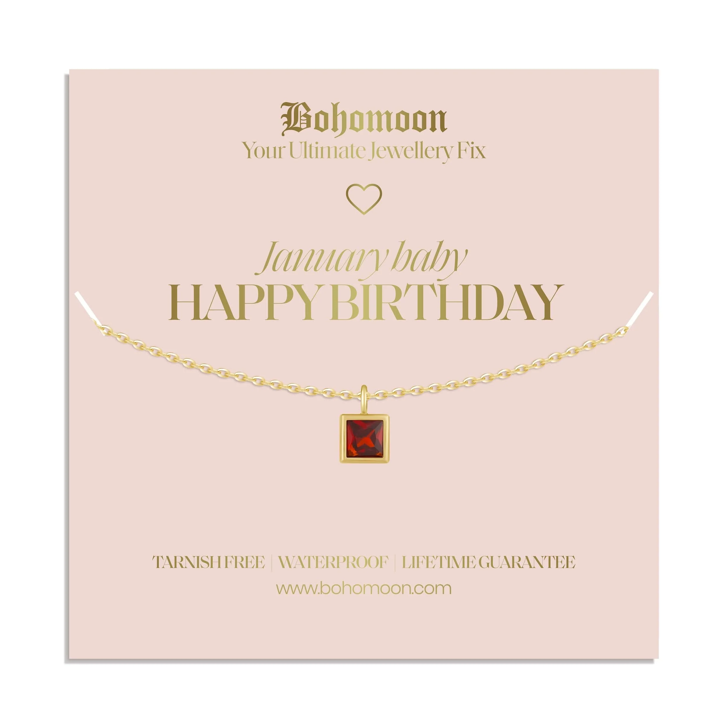 Happy Birthday Birthstone Necklace - Image 25