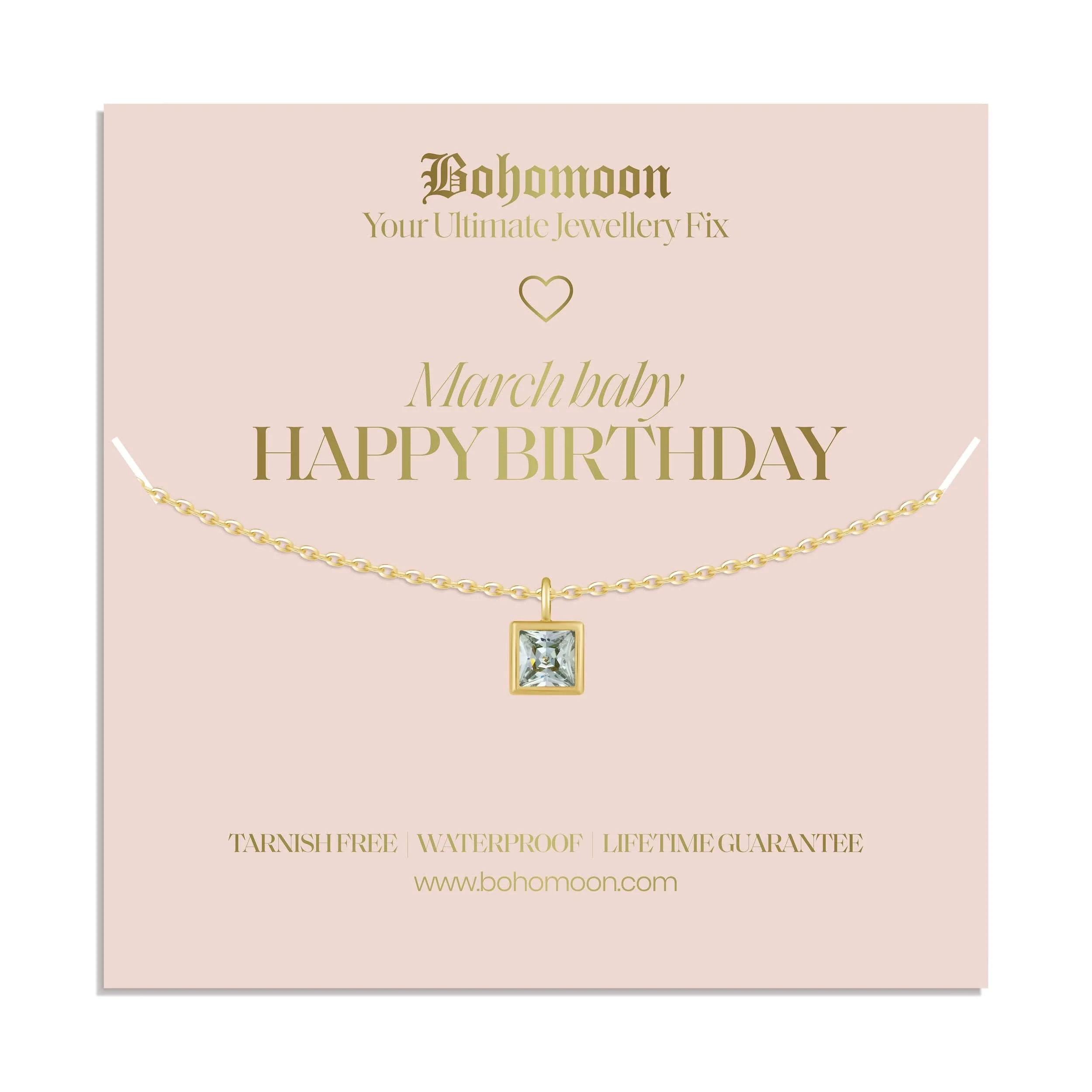 Happy Birthday Birthstone Necklace - Image 29