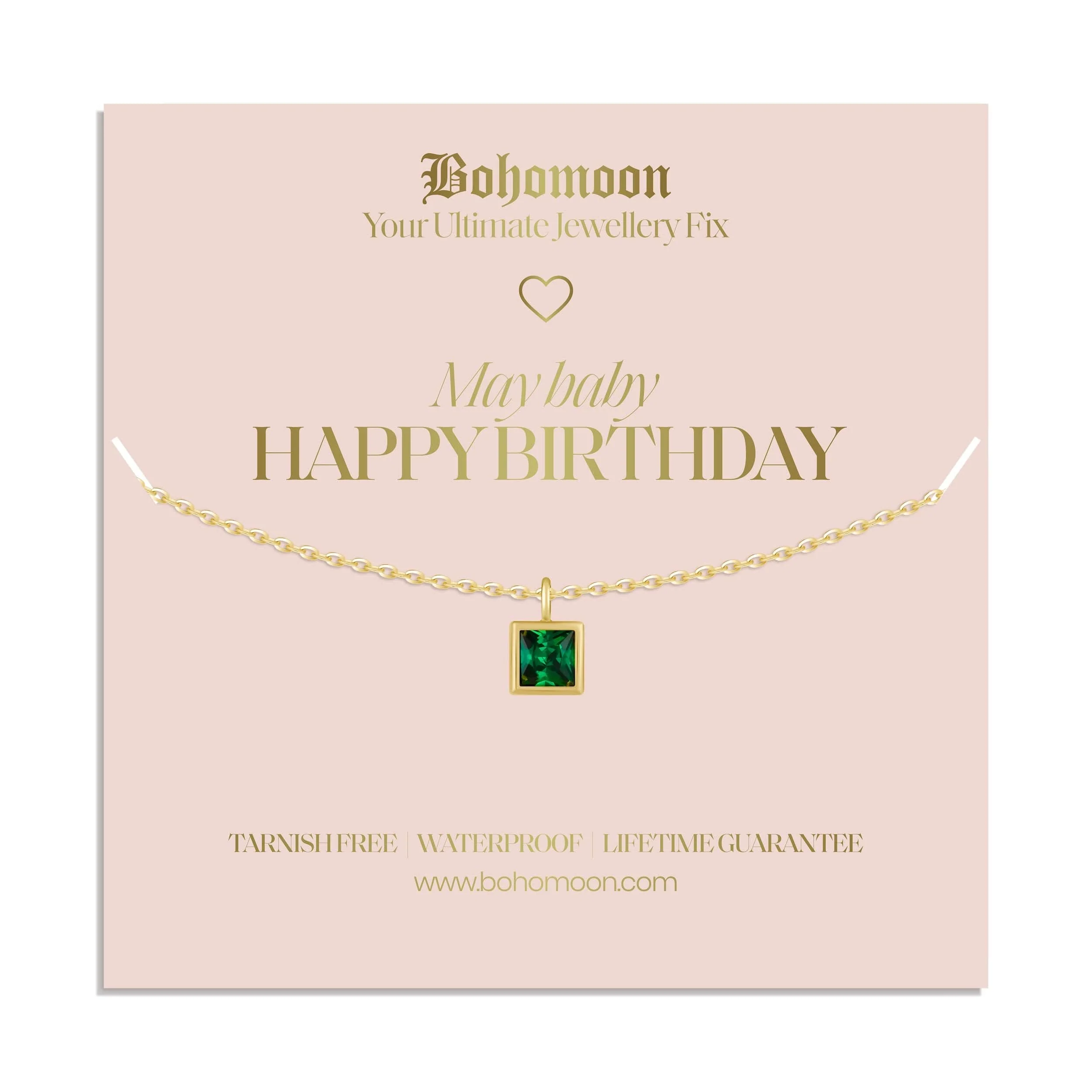 Happy Birthday Birthstone Necklace - Image 33