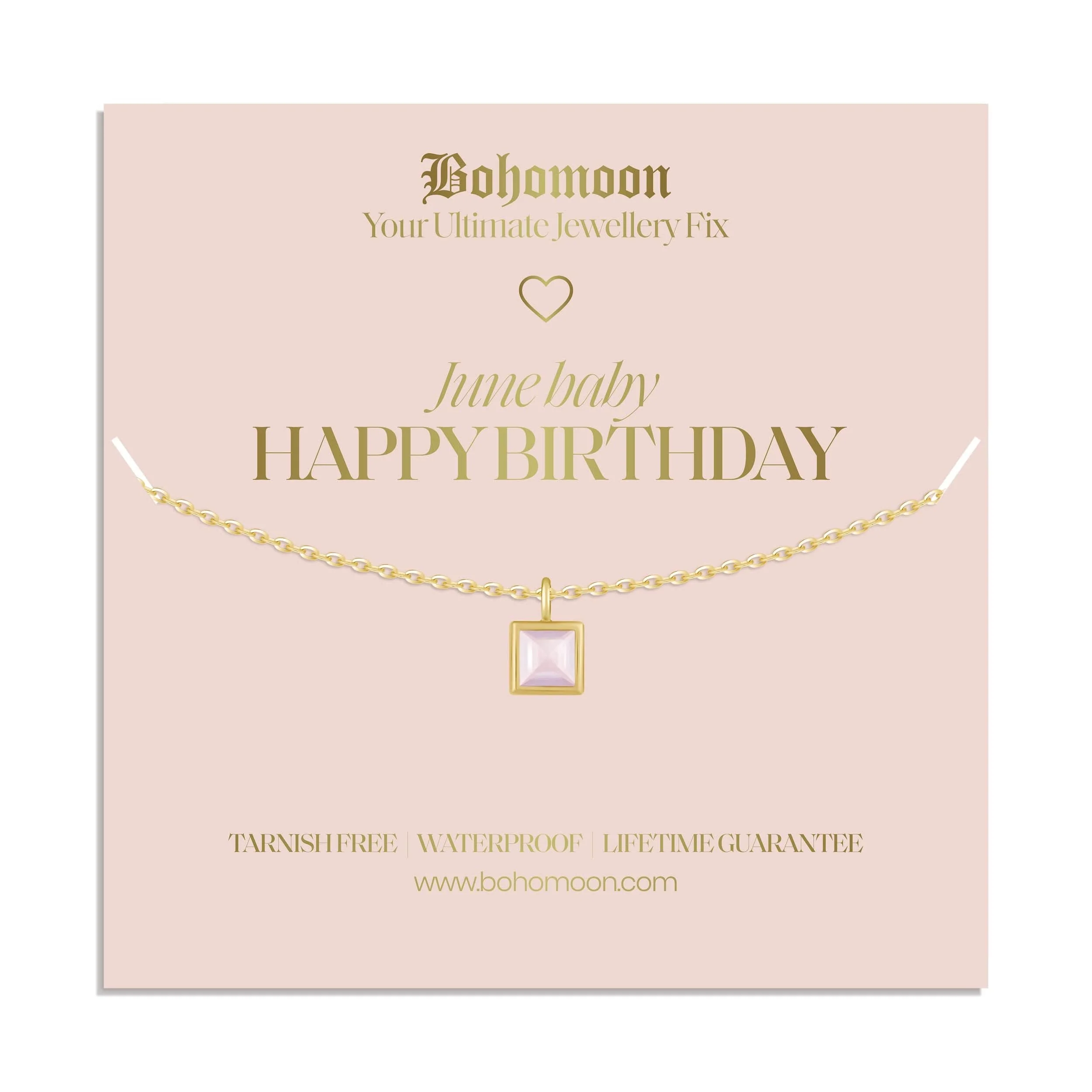 Happy Birthday Birthstone Necklace - Image 35