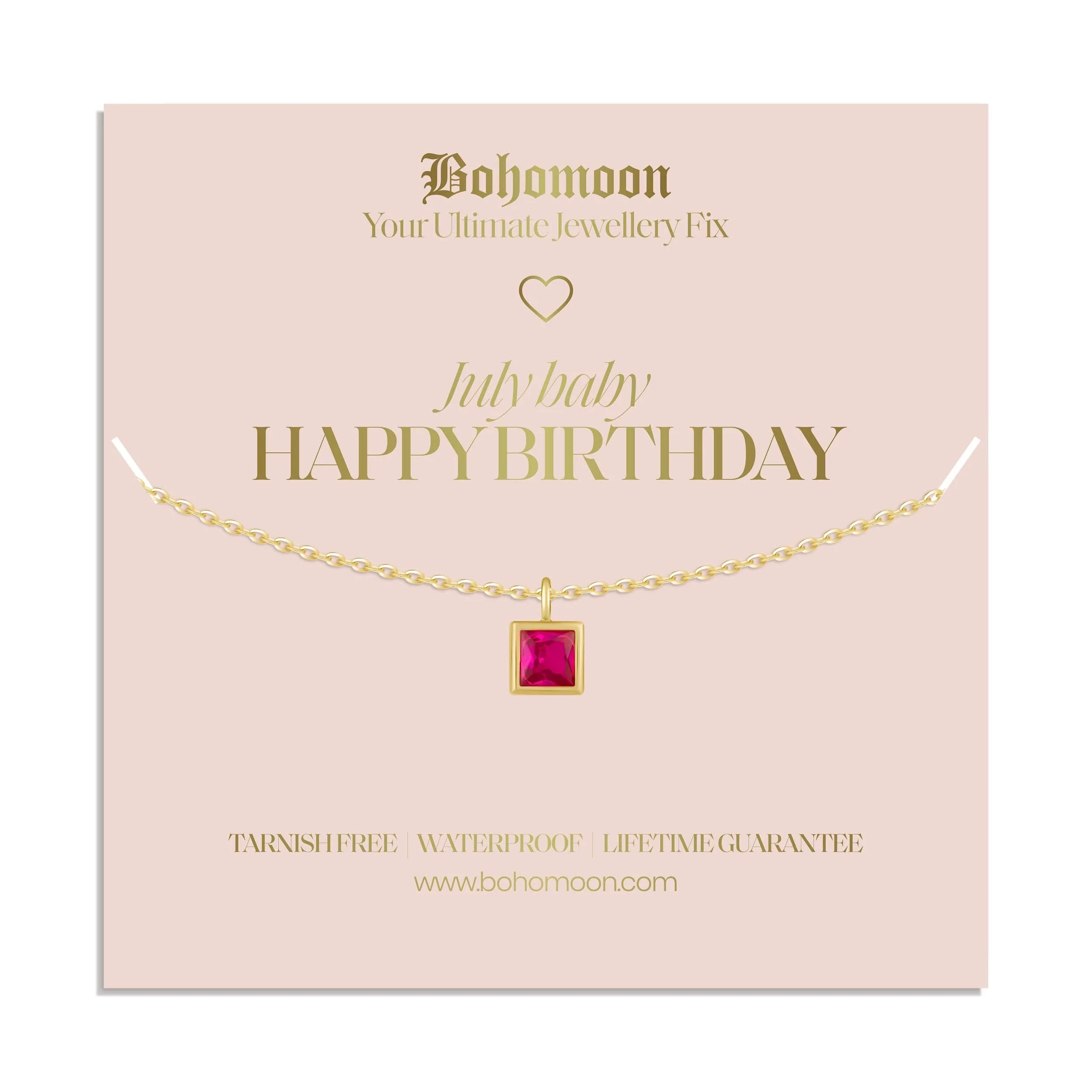 Happy Birthday Birthstone Necklace - Image 37