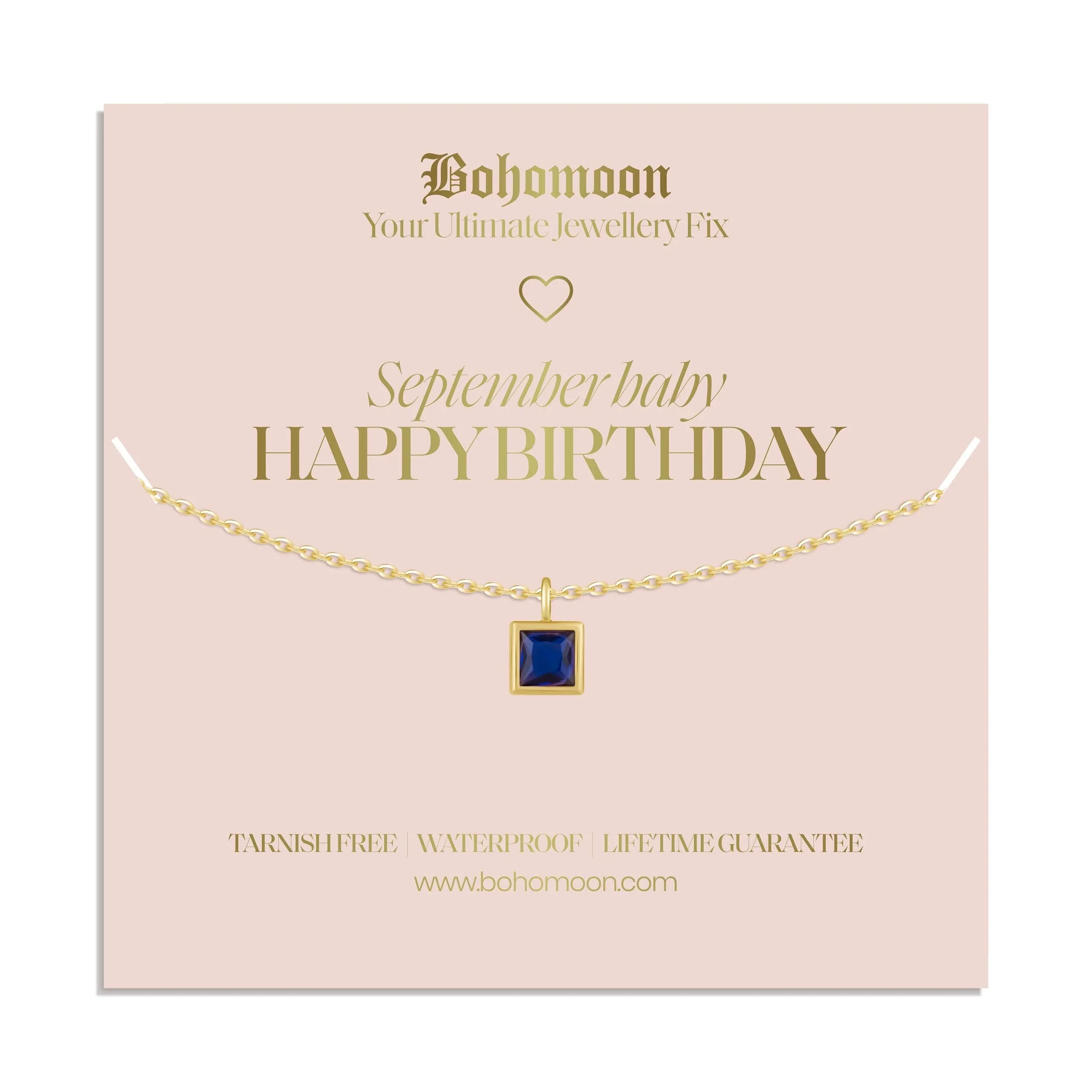 Happy Birthday Birthstone Necklace - Image 41