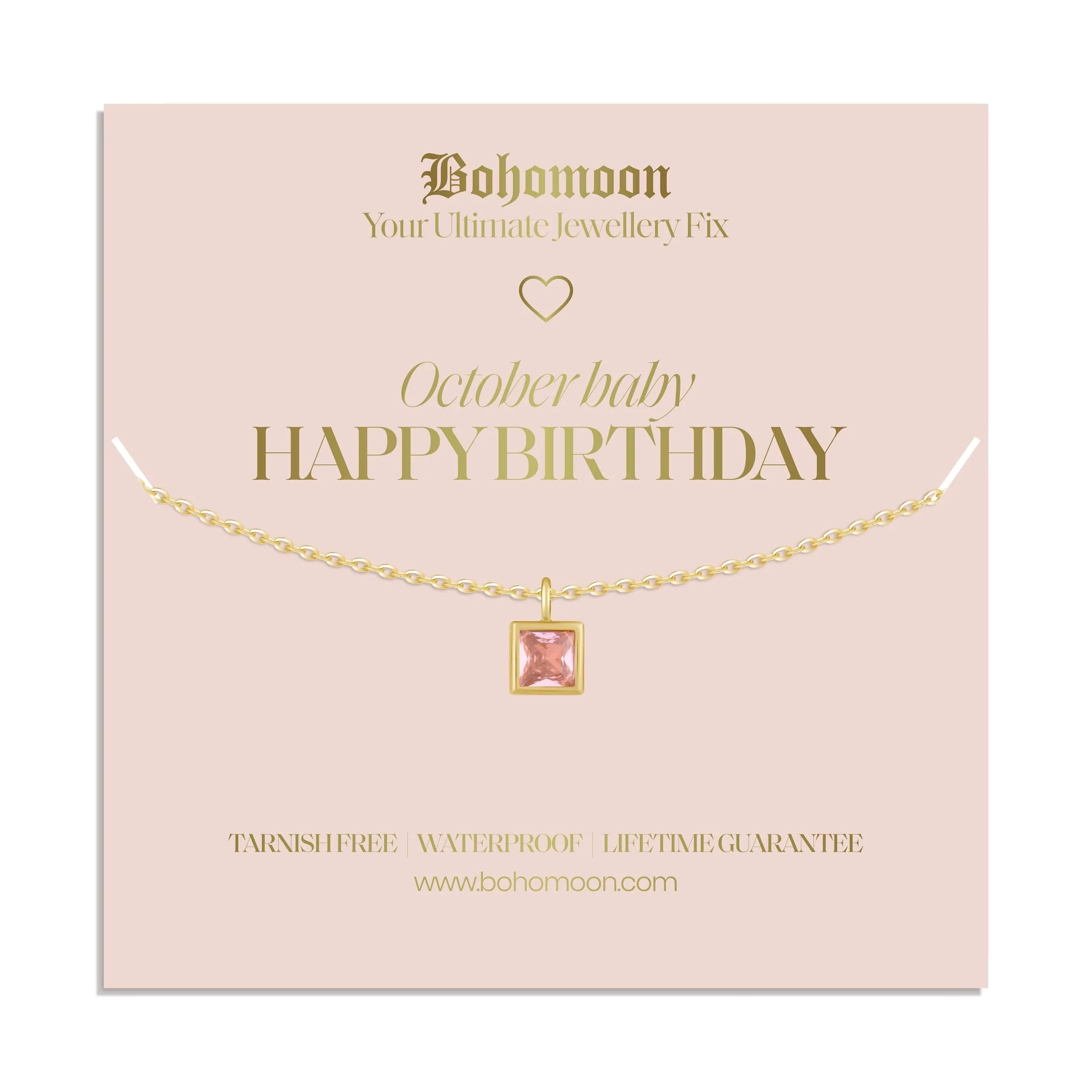 Happy Birthday Birthstone Necklace - Image 43