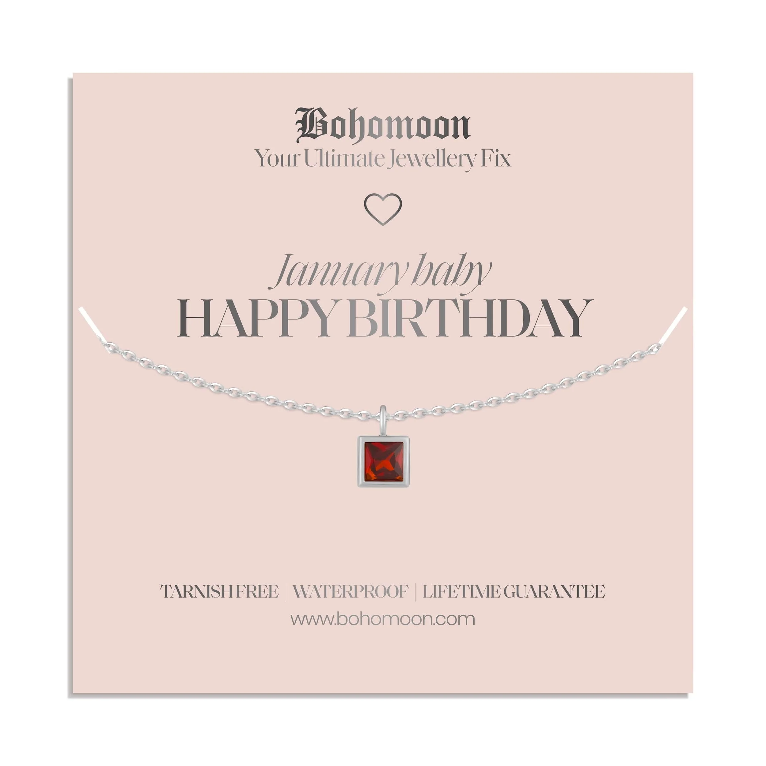 Happy Birthday Birthstone Necklace - Image 49