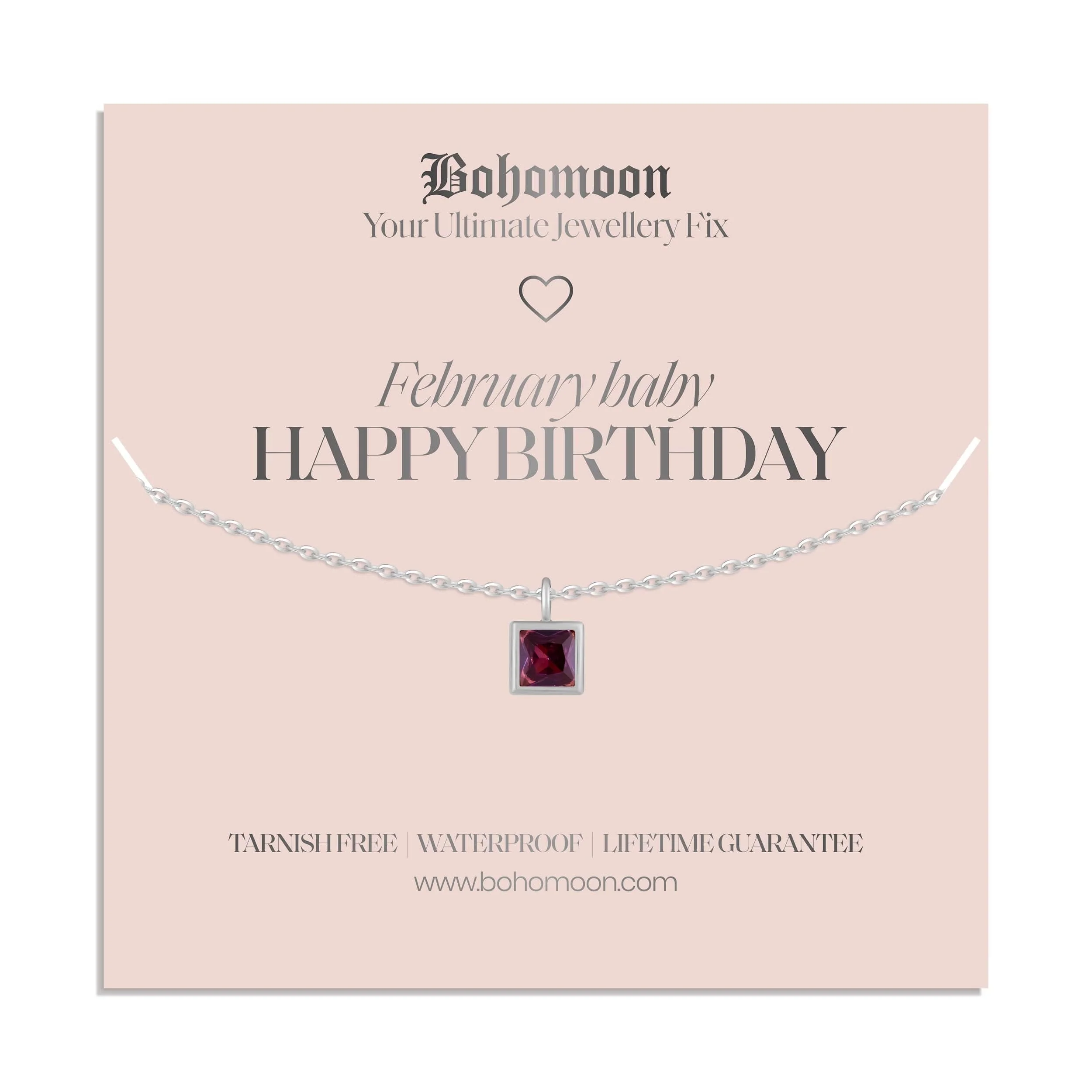 Happy Birthday Birthstone Necklace - Image 51