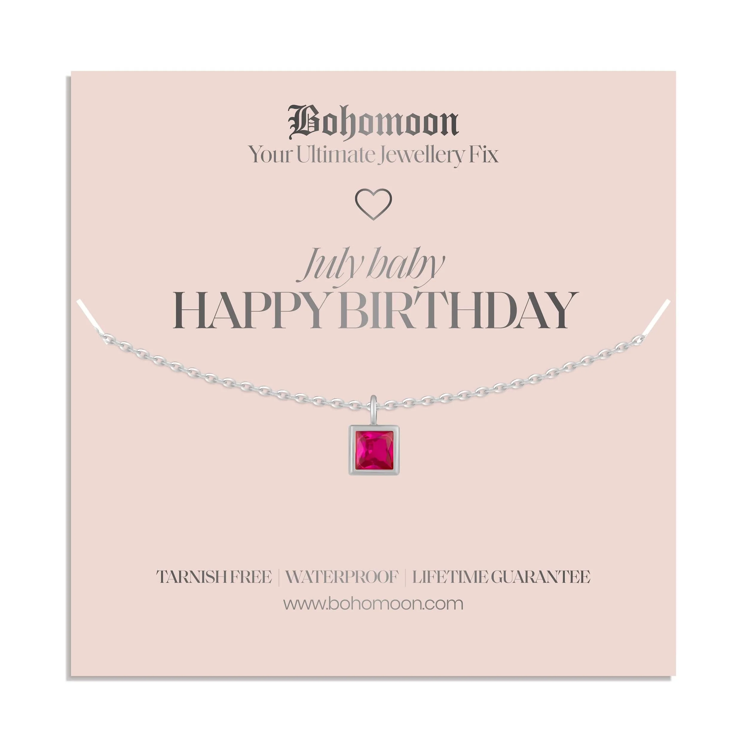 Happy Birthday Birthstone Necklace - Image 61