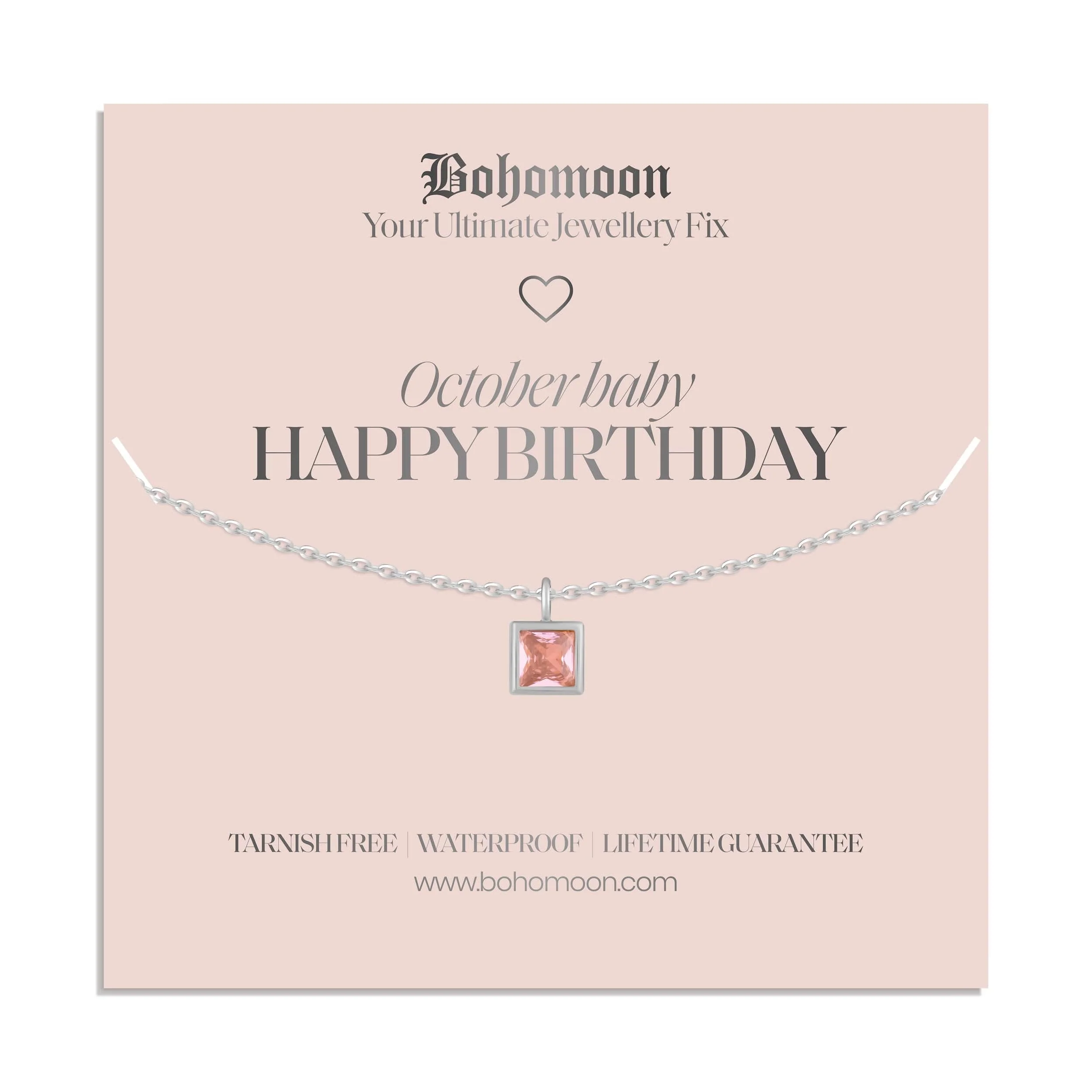 Happy Birthday Birthstone Necklace - Image 67