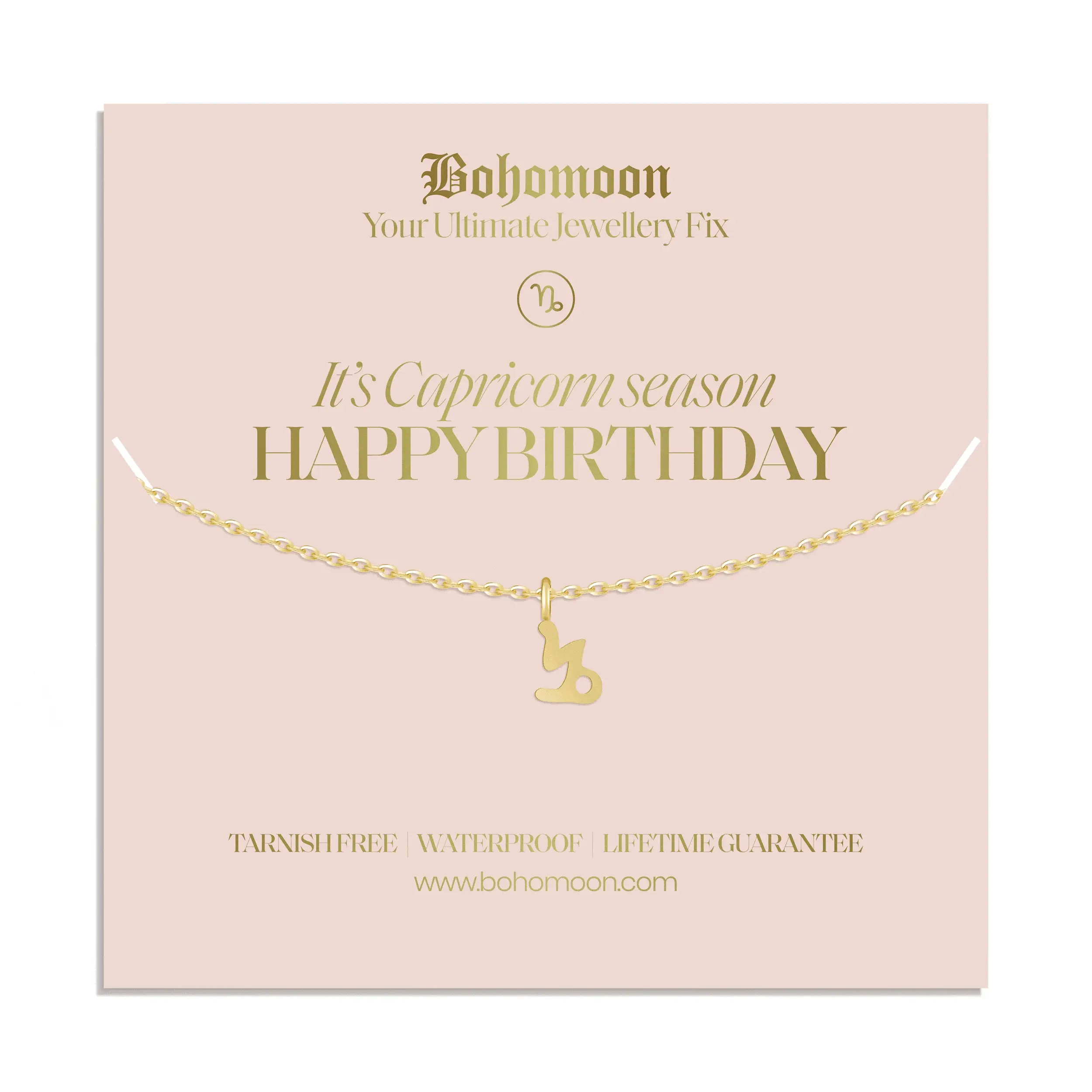 Happy Birthday Zodiac Necklace