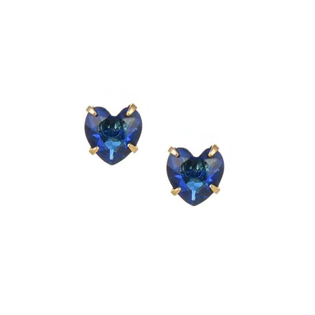 Heart Birthstone Earrings - Image 15