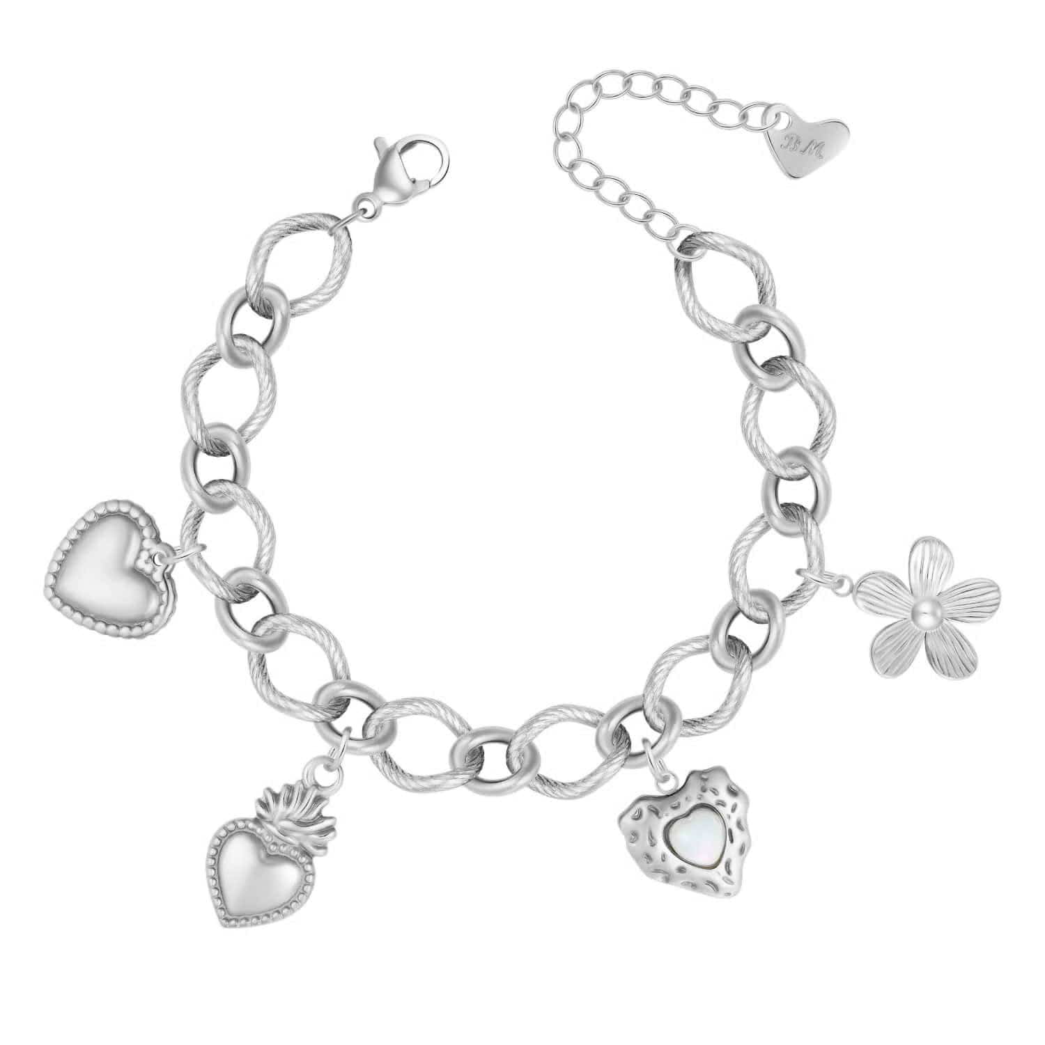 Heartbeat Charm Bracelet - Image 4