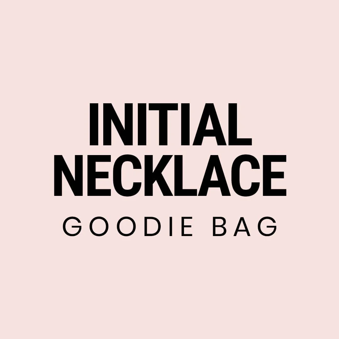 Initial Necklace Goodie Bag